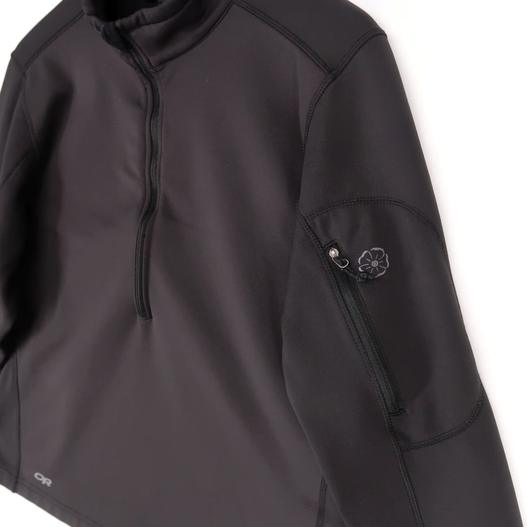 Outdoor Research Outdoor Research Womens XL Black Pullover Performance Fleece Sweatshirt Size XL / US 12-14 / IT 48-50 - 3 Thumbnail