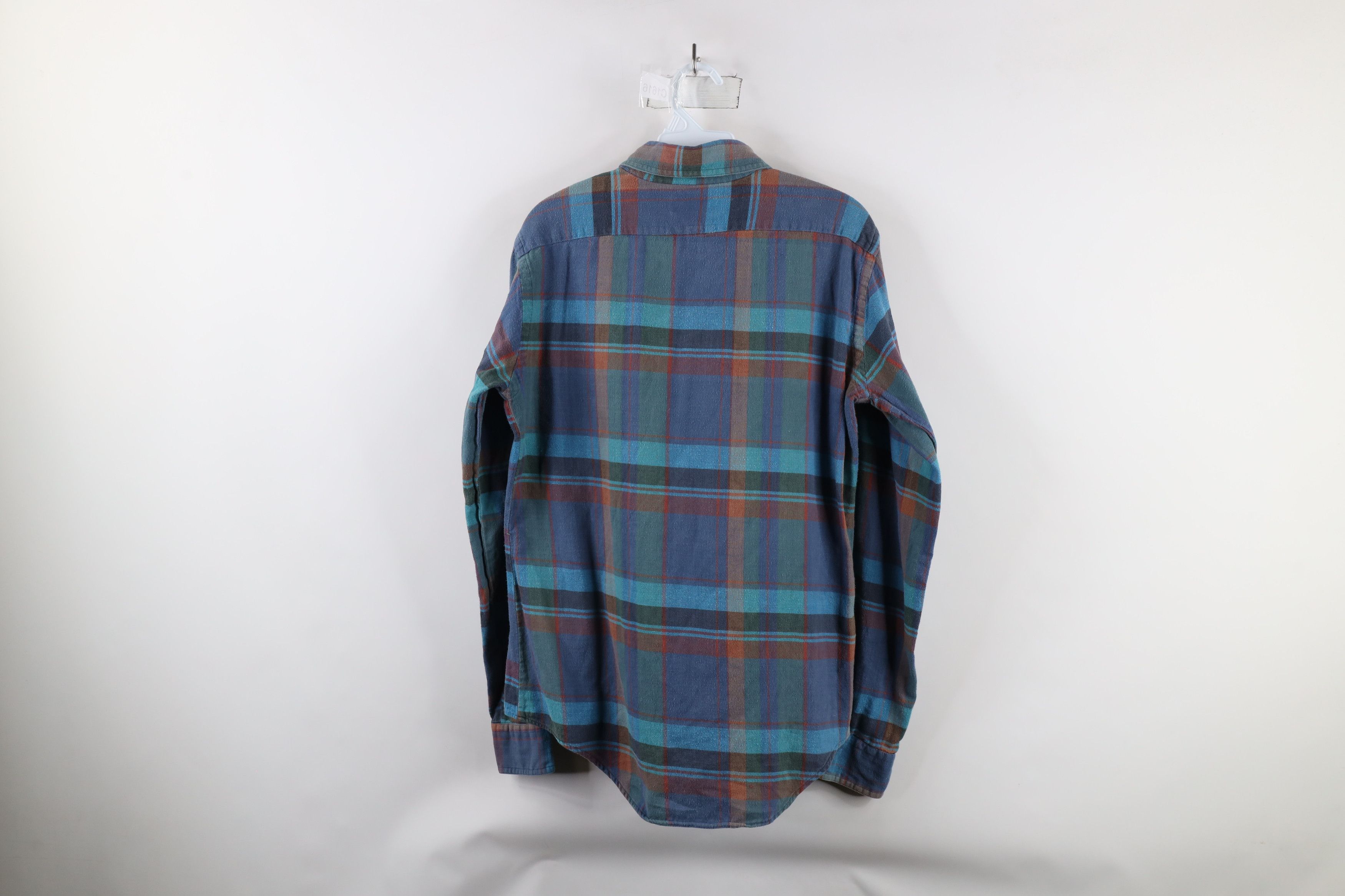Vintage Vintage 90s Streetwear Rainbow Plaid Flannel Button Shirt Size US L / EU 52-54 / 3 - 6 Thumbnail