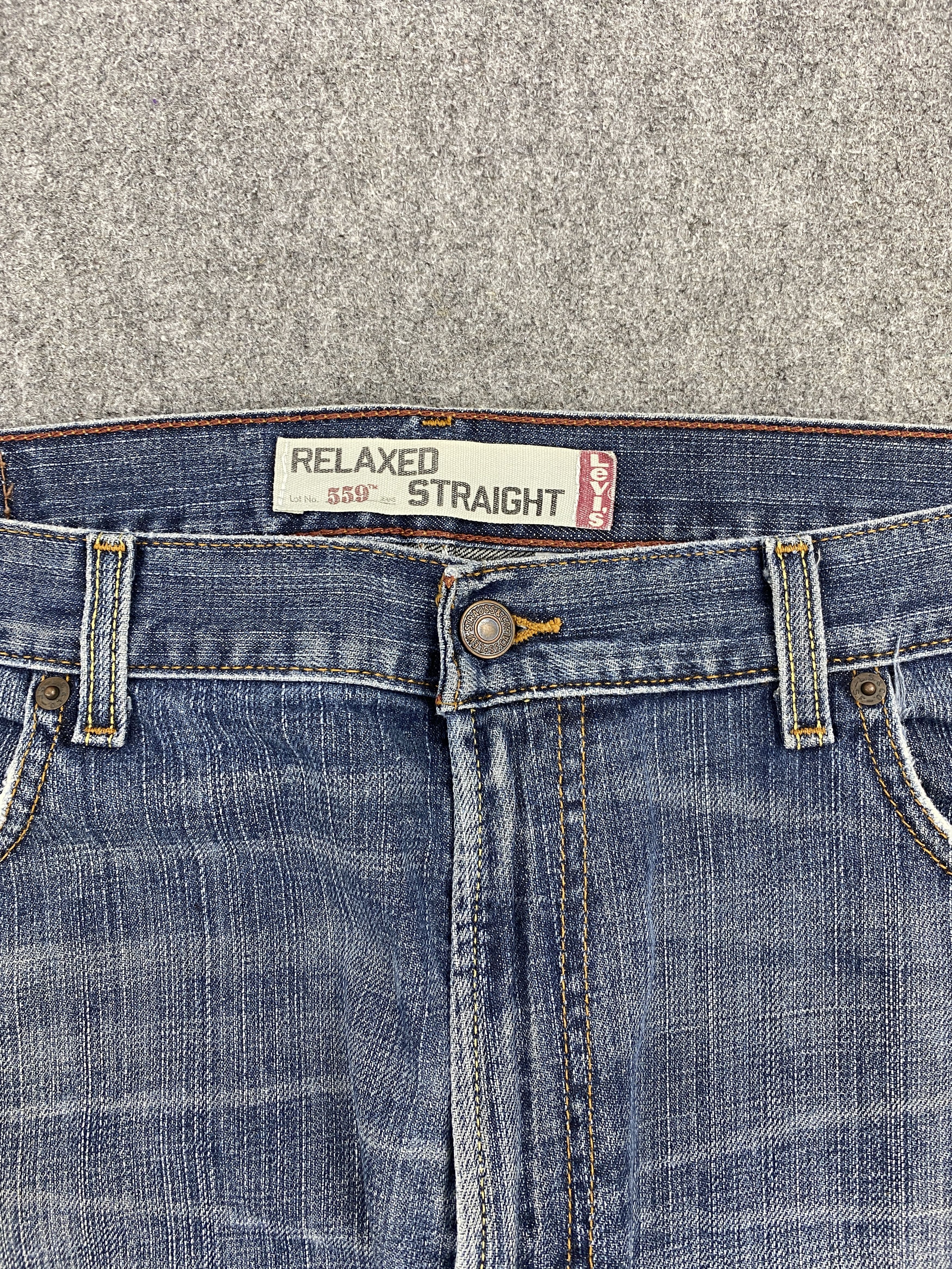 Levi's × Vintage Vintage Levis 559 Relaxed Fit Jeans Size US 36 / EU 52 - 8 Thumbnail