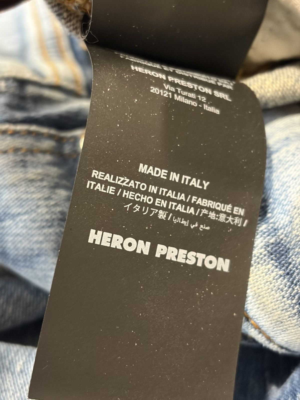 Heron Preston 100% authentic heron preston denim jeans Size US 32 / EU 48 - 11 Thumbnail