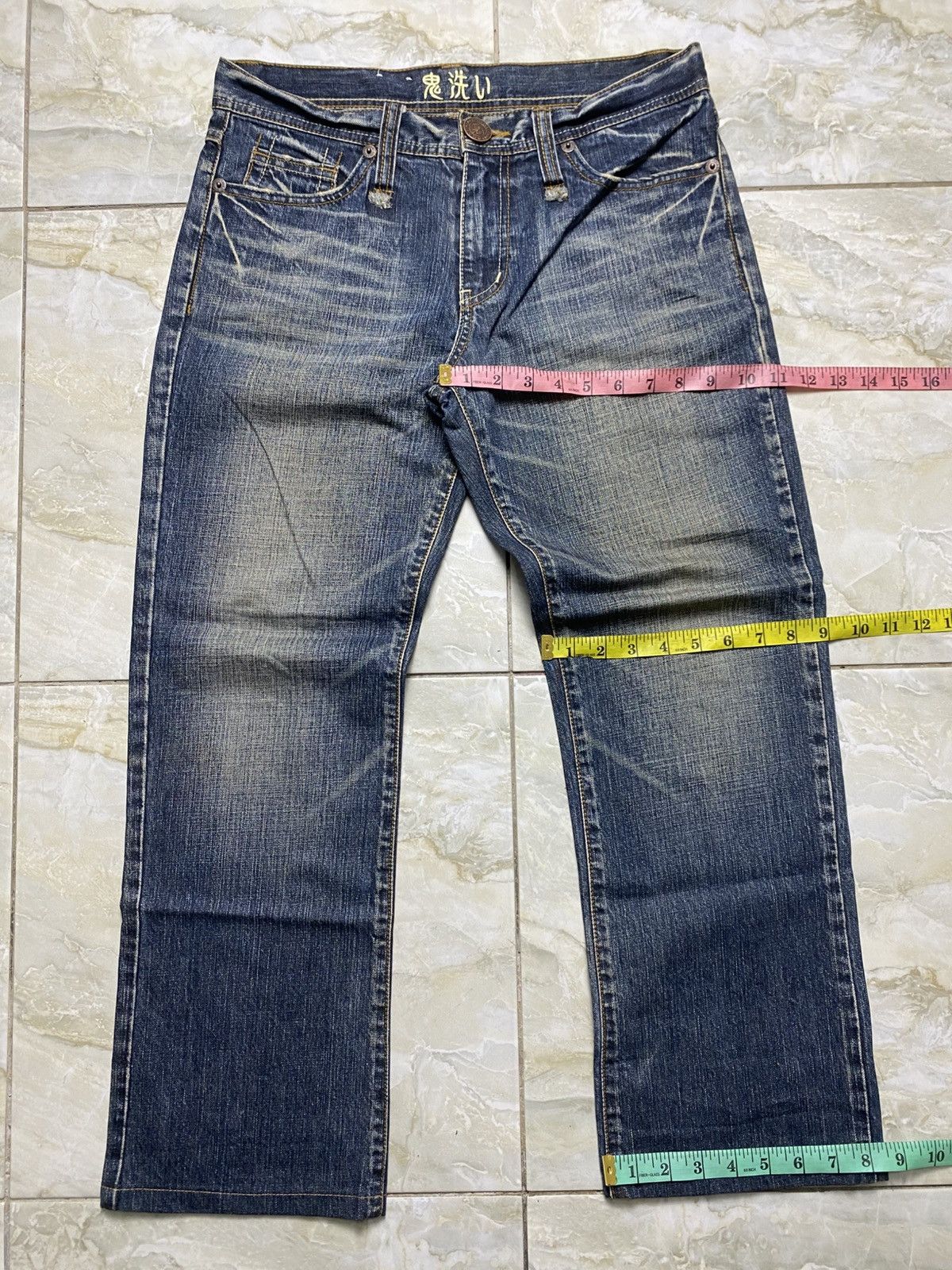 Japanese Brand Oniarai Devil@Satan Embroidered Jeans Size US 32 / EU 48 - 6 Thumbnail