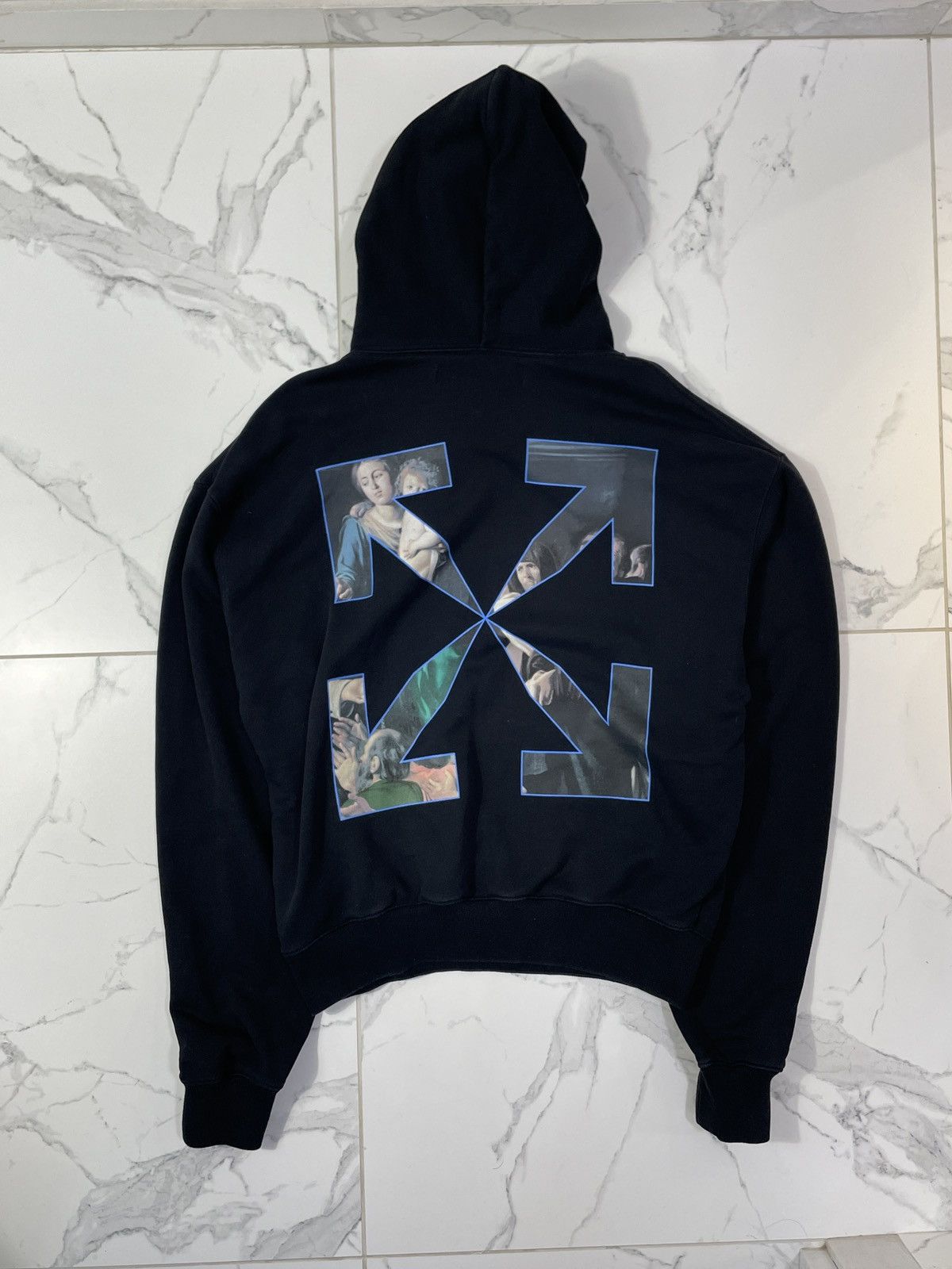Off-White Off-White Caravaggio Print Hoodie Black Authentic Size US S / EU 44-46 / 1 - 14 Thumbnail