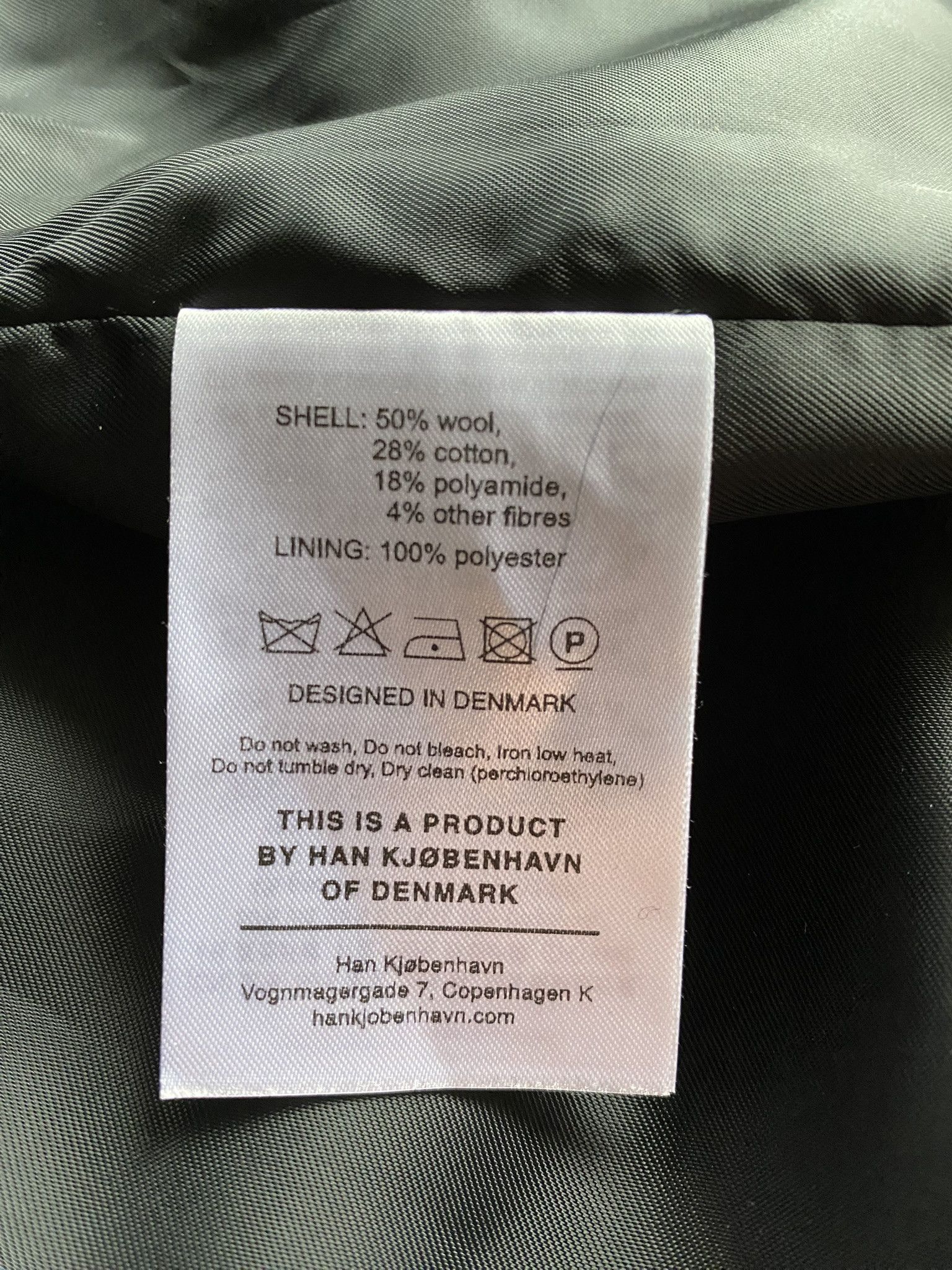 Acne Studios NWT $800 - Bankers Trench - Black Jacquard Logo Wool Size US M / EU 48-50 / 2 - 14 Thumbnail