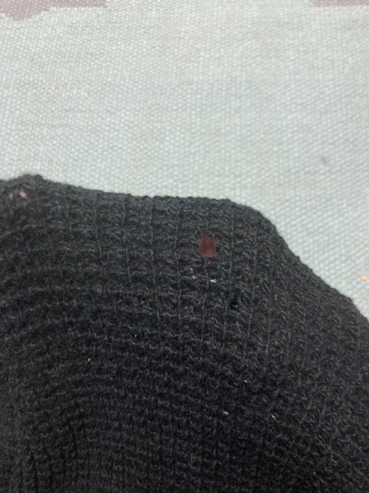 Vintage VTG 50s pullover sweater Shetland wool black Waldorf medium Size US M / EU 48-50 / 2 - 6 Thumbnail