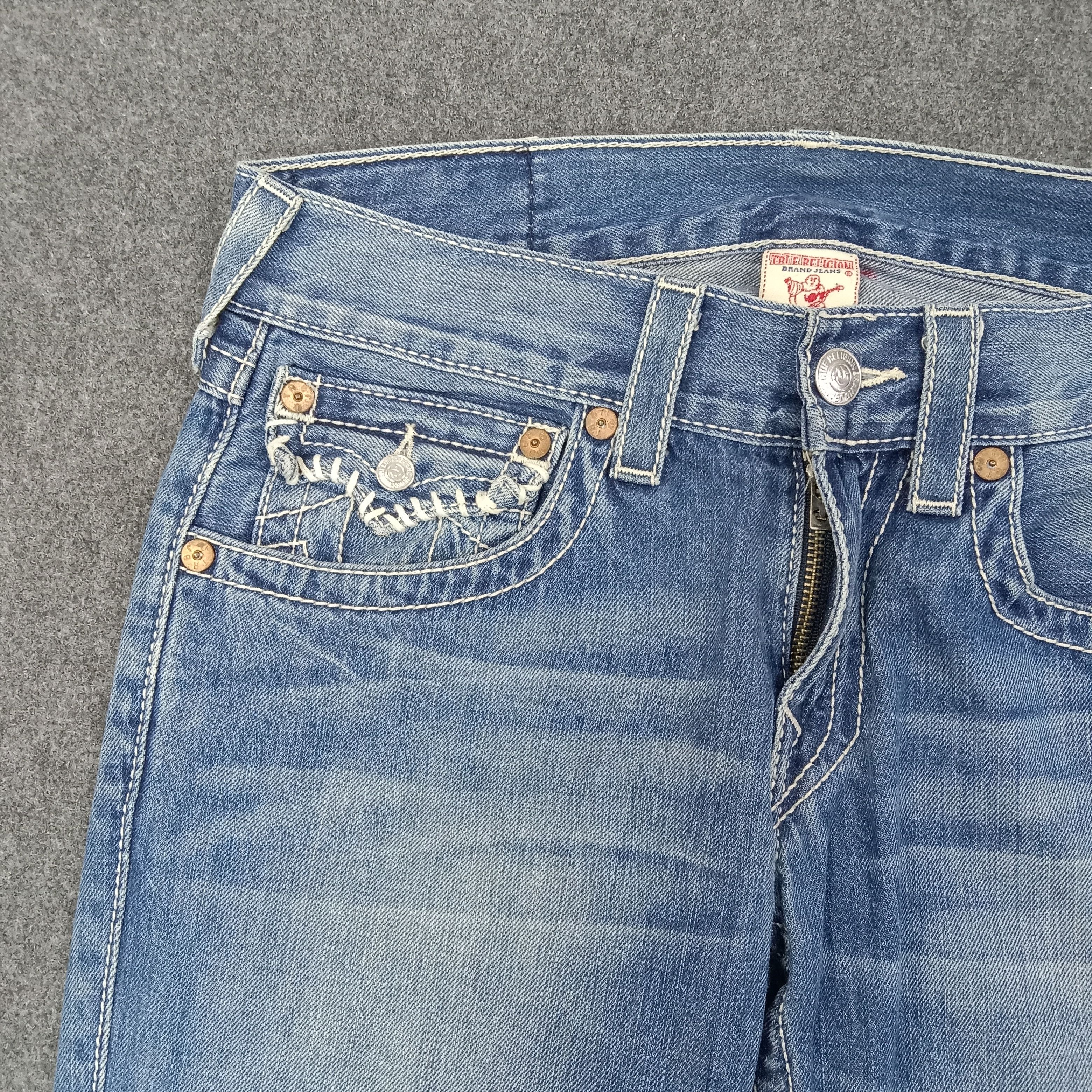 True Religion True Religion American Bootcut Denim Jeans C258N23 Size US 33 - 7 Thumbnail
