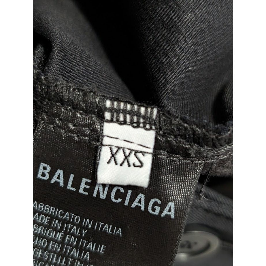 Balenciaga o1rshd1 Denim Jeans in Black Size US 26 / EU 42 - 18 Thumbnail