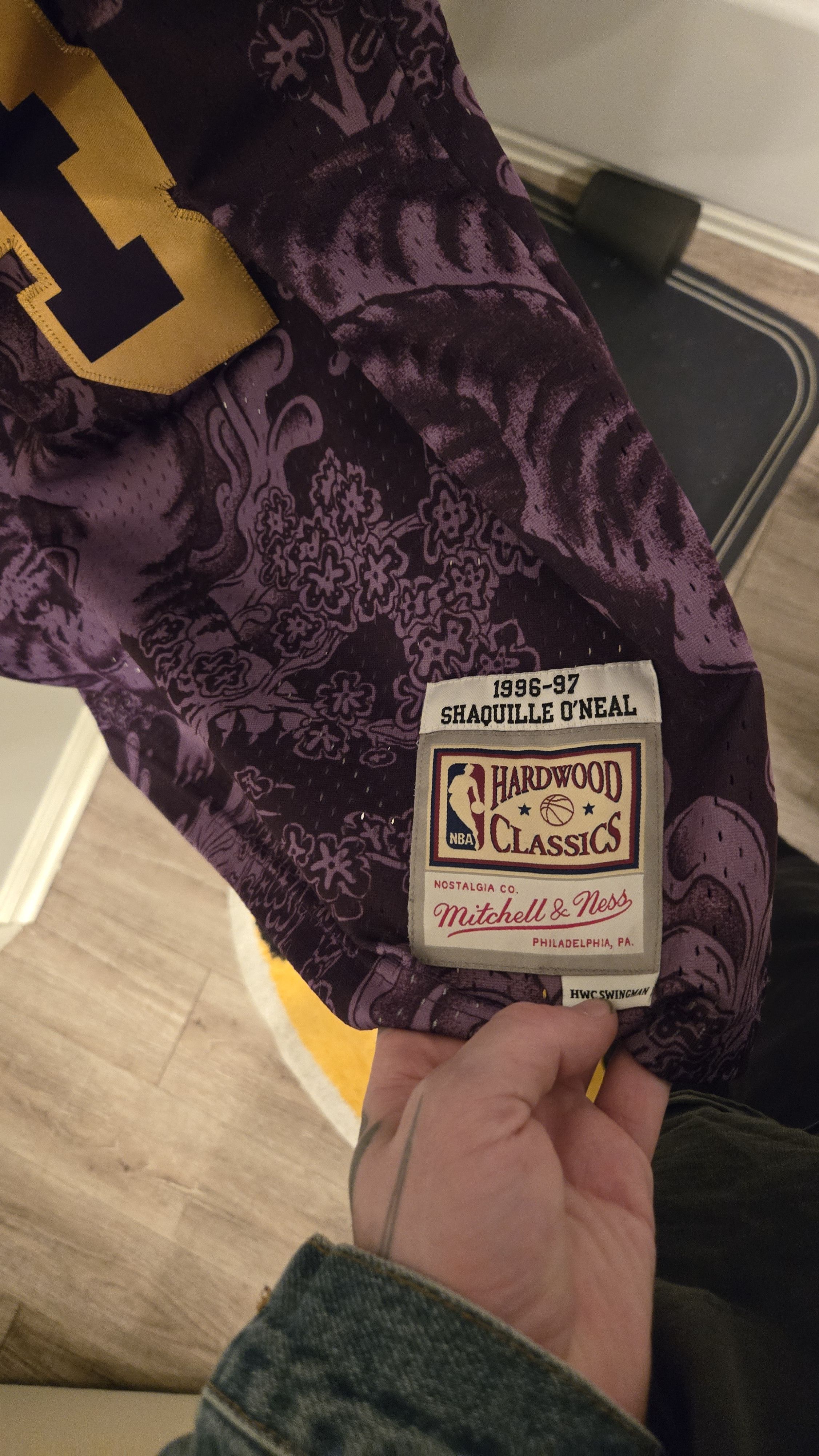 Mitchell & Ness Chinese new year Shaq lakers Size US XL / EU 56 / 4 - 3 Thumbnail