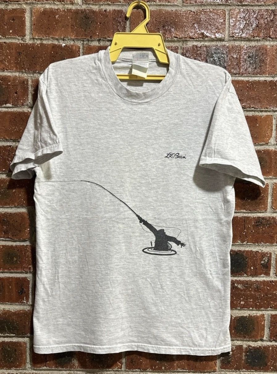 Vintage 90s L.L Bean By Hanes Tag Faded Tee