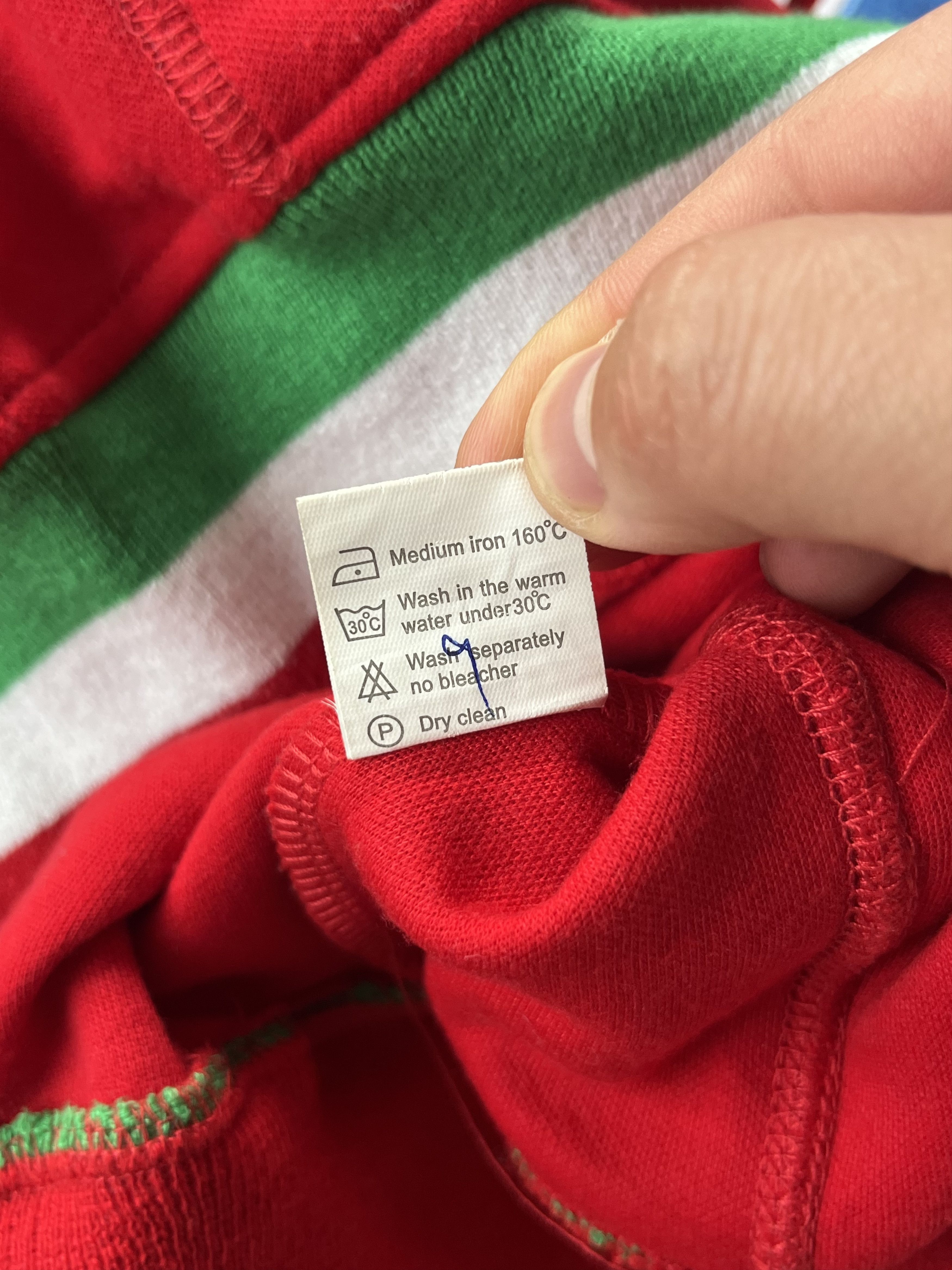 Other ITALIA Full Zip Hoodie Blue Big Logo Flag Details Red Color Size US XXL / EU 58 / 5 - 9 Thumbnail