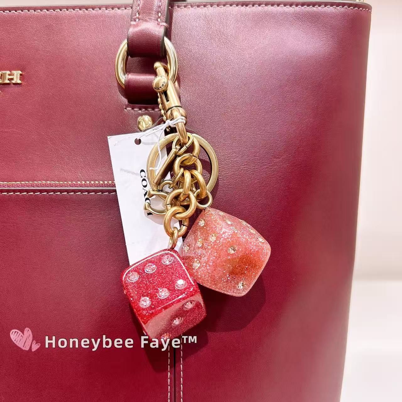 Coach NWT Coach Dice Bag Charm CEA16 Size ONE SIZE - 2 Thumbnail
