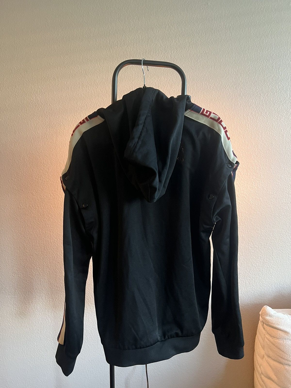 Gucci Gucci Logo Technical Stripe hoodie Size US M / EU 48-50 / 2 - 2 Thumbnail