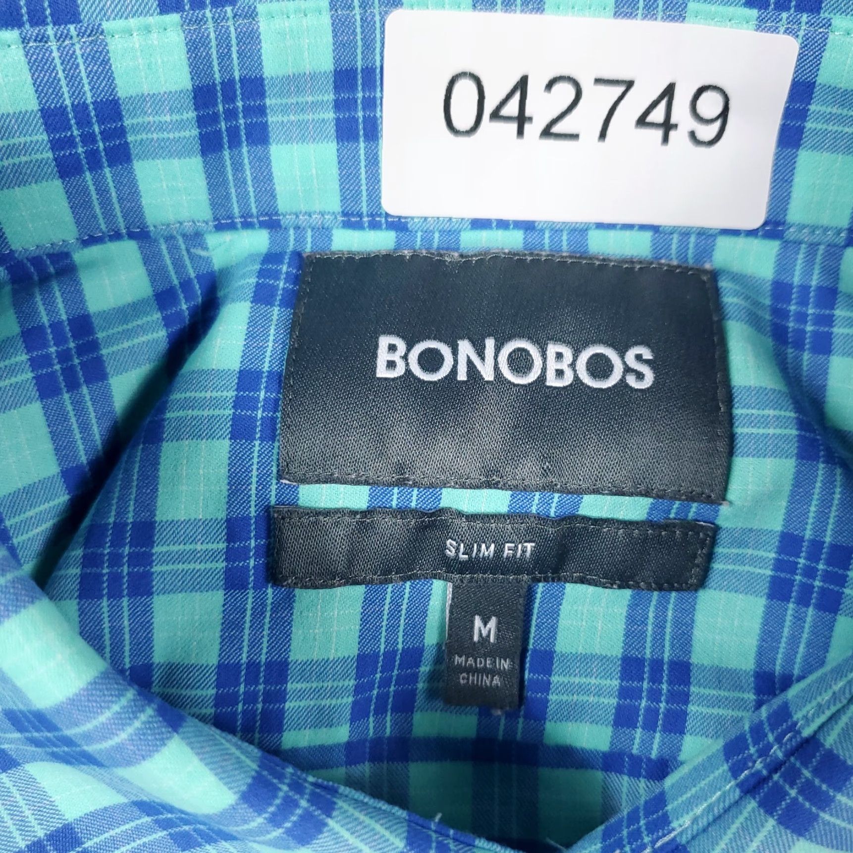 Bonobos Bonobos Blue Plaid Button-Up Shirt Mens Medium Long Sleeve Casual Size US M / EU 48-50 / 2 - 7 Thumbnail