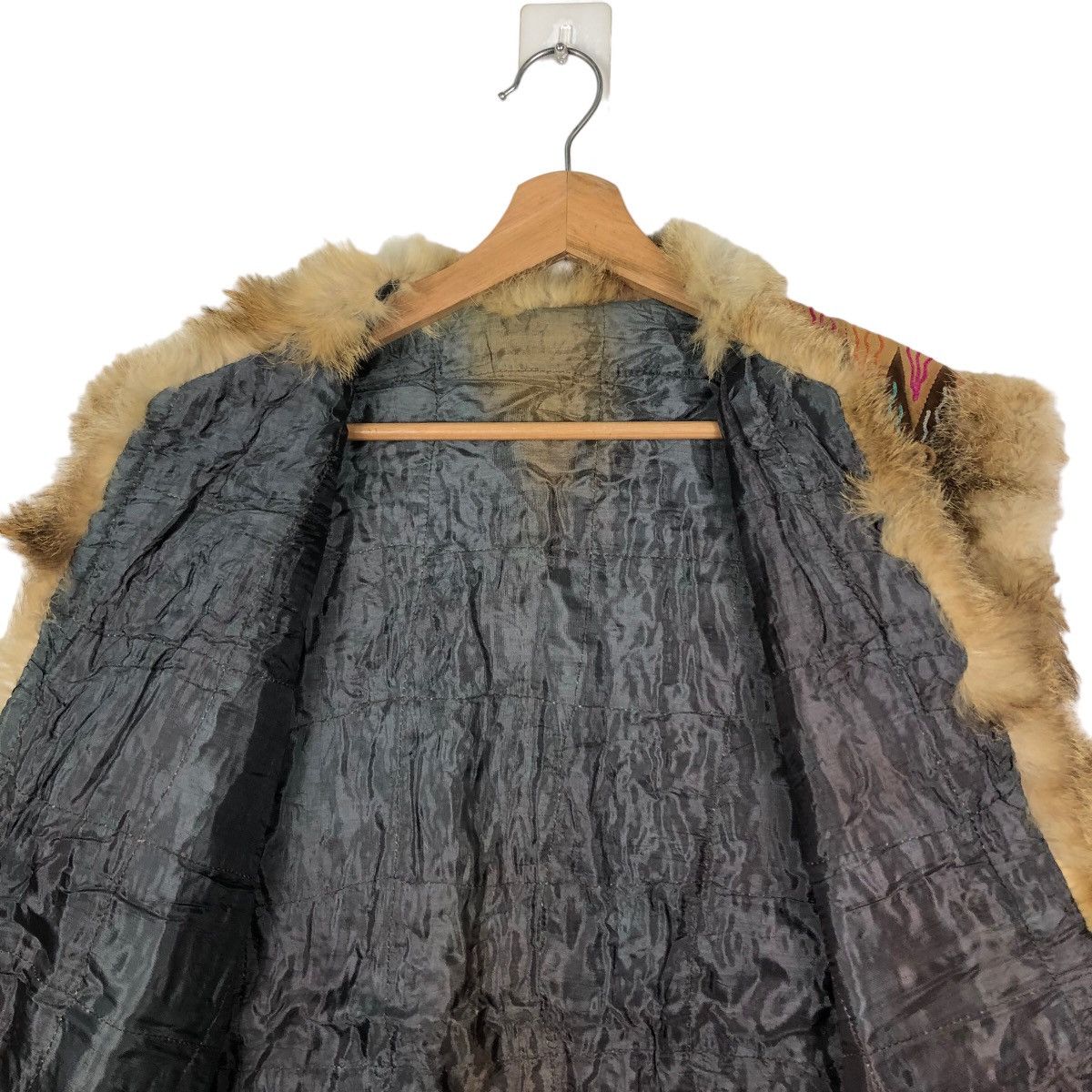 Hysteric Glamour 🔥Vintage Traditional Design Vest Tartan Design Mink Fur Size US M / EU 48-50 / 2 - 11 Thumbnail