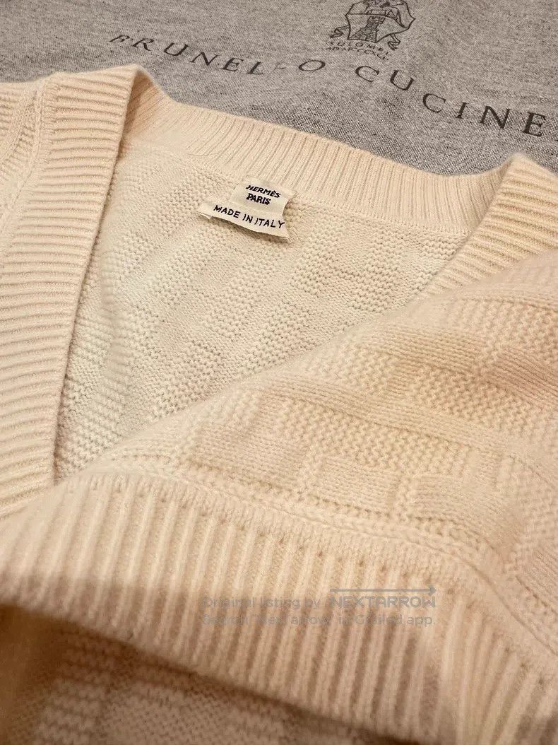 Hermes Hermes Short-sleeved sweater top Size XXS / US 00 / IT 34 - 3 Thumbnail