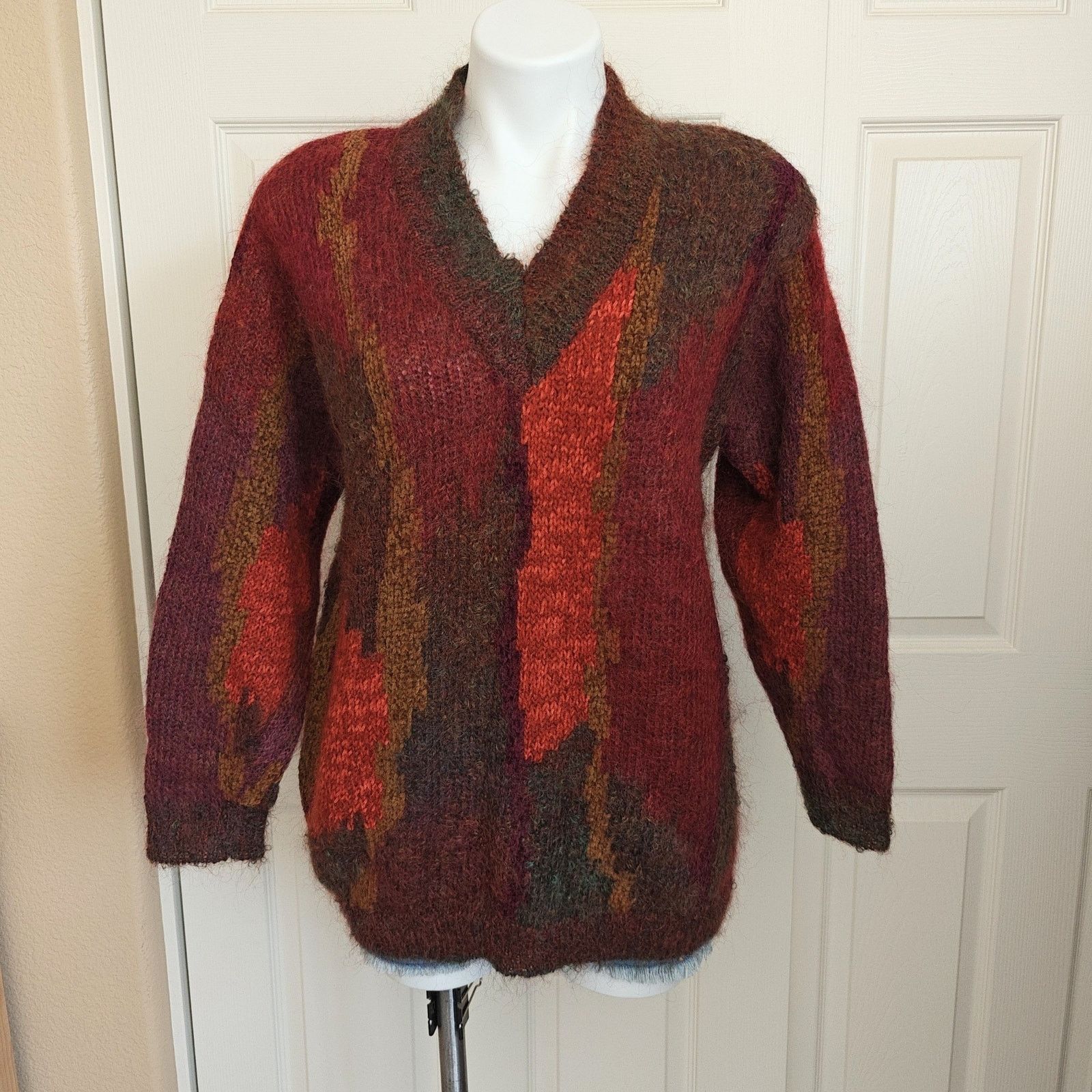 Vintage Vintage Jeanne Pierre mohair V-neck sweater sz M Size M / US 6-8 / IT 42-44 - 1 Thumbnail