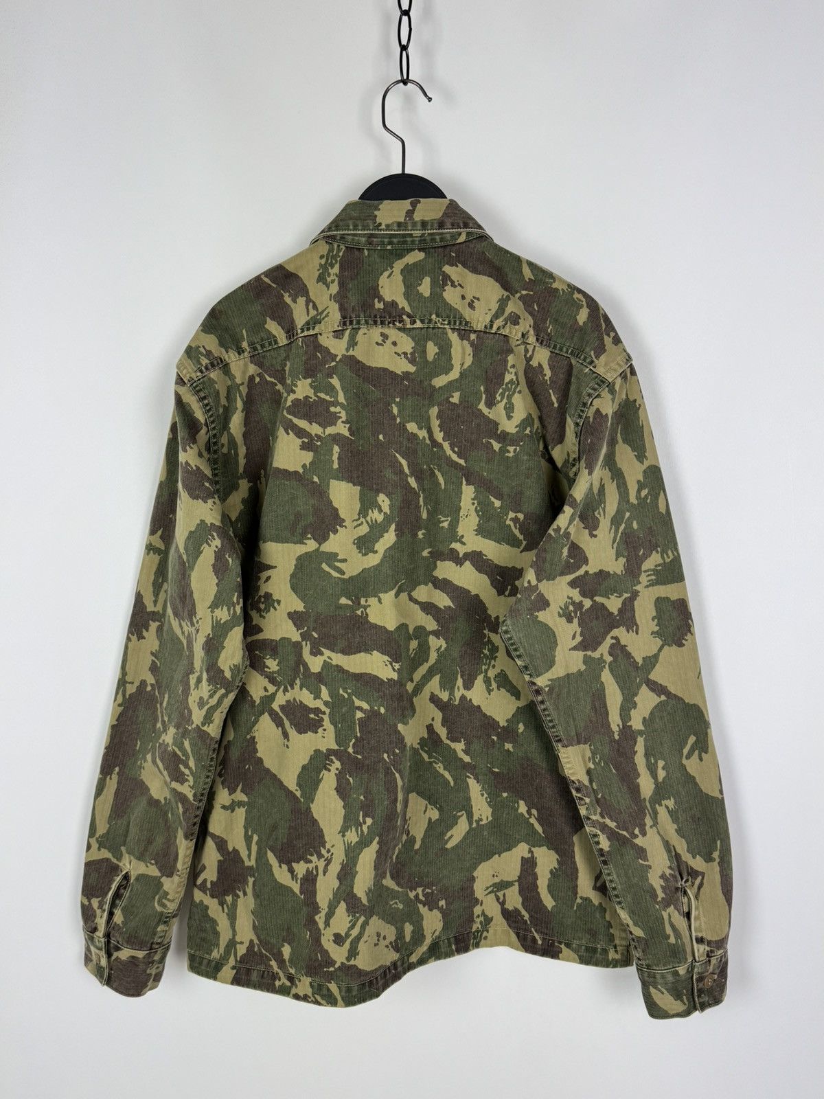 Momotaro Jeans Momotaro Jeans Herringbone Camouflage Pockets Light Jacket Size US L / EU 52-54 / 3 - 12 Thumbnail