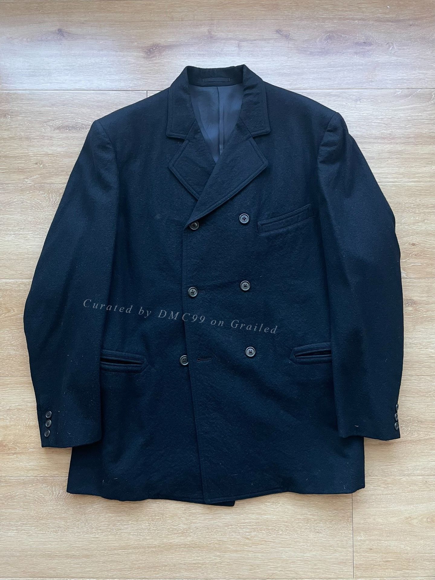 Yohji Yamamoto Yohji Yamamoto Y's Boiled Wool Suit Jacket Size US M / EU 48-50 / 2 - 1 Thumbnail