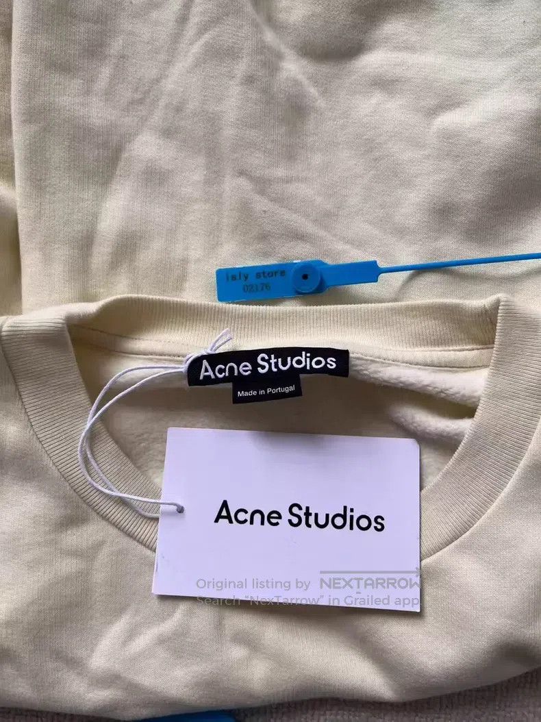 Acne Studios Acne Studios Beaded Sport Long Sleeve Hoodie - Yellow Size US M / EU 48-50 / 2 - 5 Thumbnail