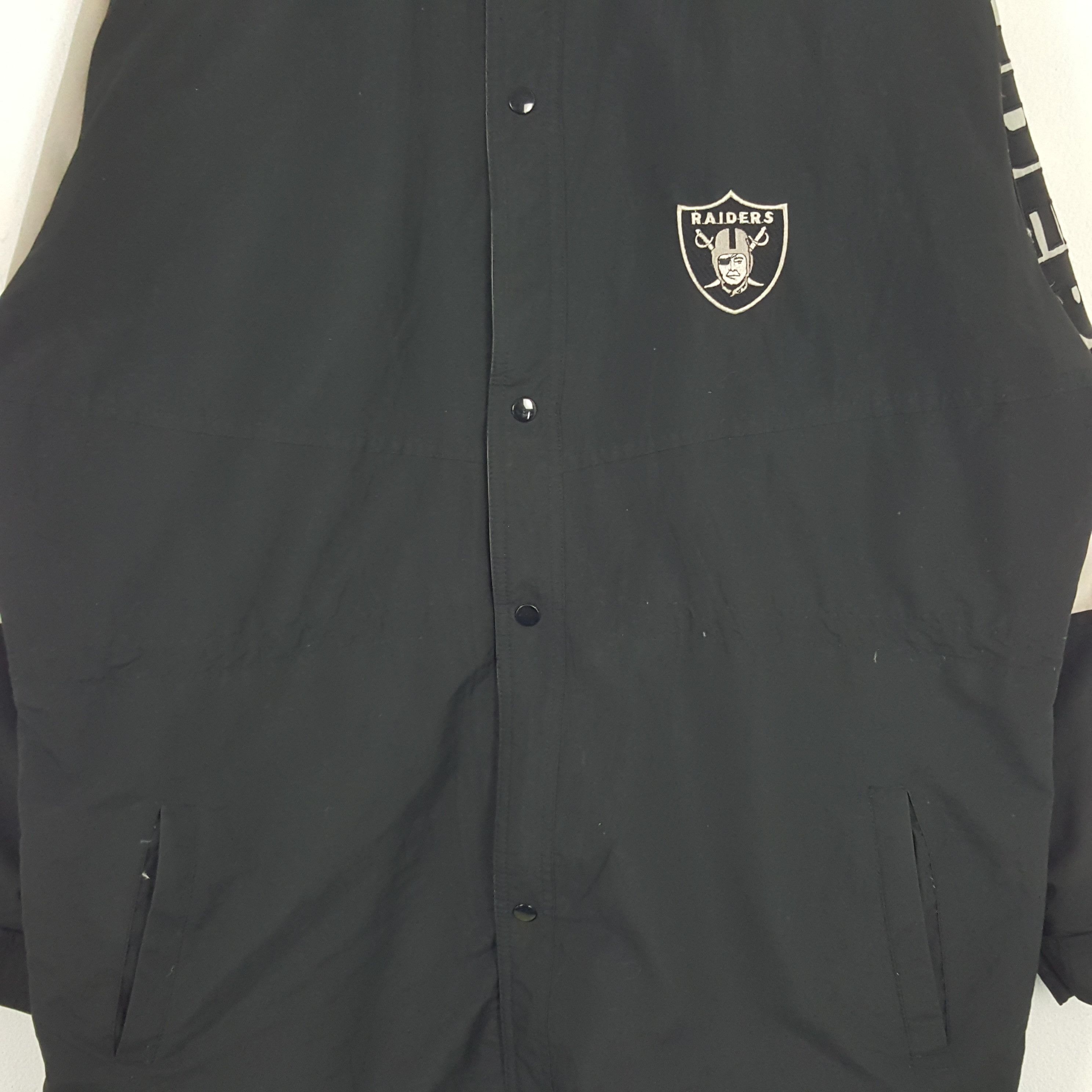 NFL × Starter × Vintage Vintage Raiders American Football Team NFL Winter Jacket Size US XXL / EU 58 / 5 - 2 Thumbnail