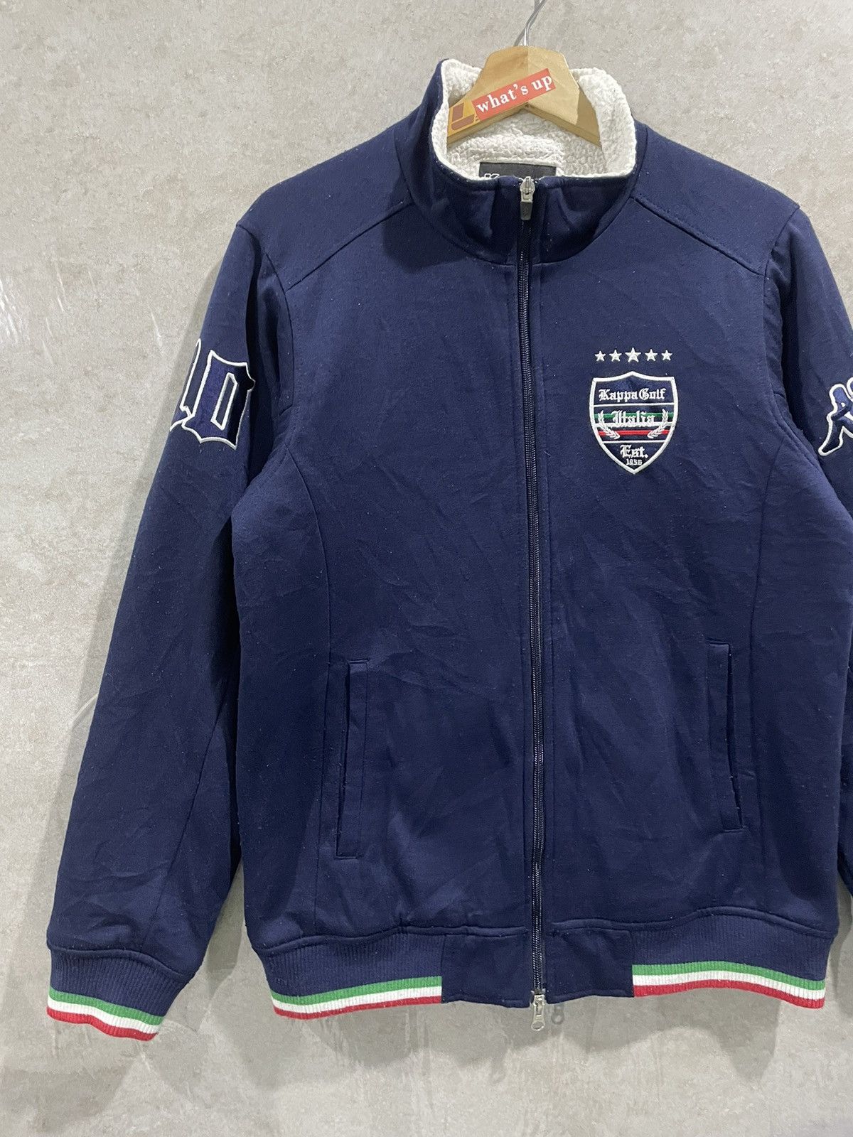 Kappa × Vintage Vtg Kappa Sweater Zip Up Fleece Inside Size US M / EU 48-50 / 2 - 3 Thumbnail