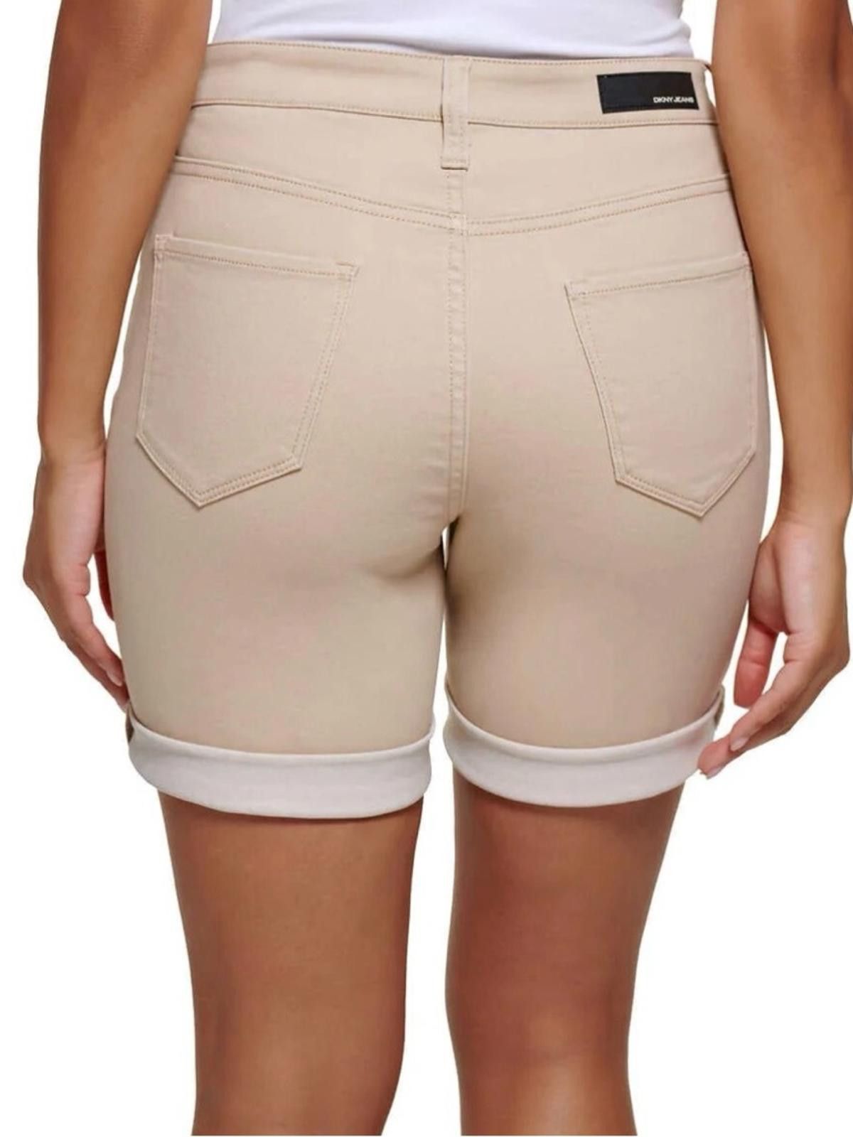 DKNY DKNY Jeans / Denim Cuffed Bermuda Shorts / tan Size 27" / US 4 / IT 40 - 10 Thumbnail