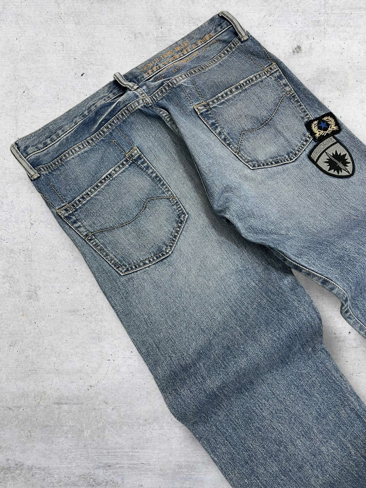 Avirex VINTAGE AVIREX OG 90S DESIGNER WAR MILITARY PATCHWORK DENIM Size US 32 / EU 48 - 15 Thumbnail
