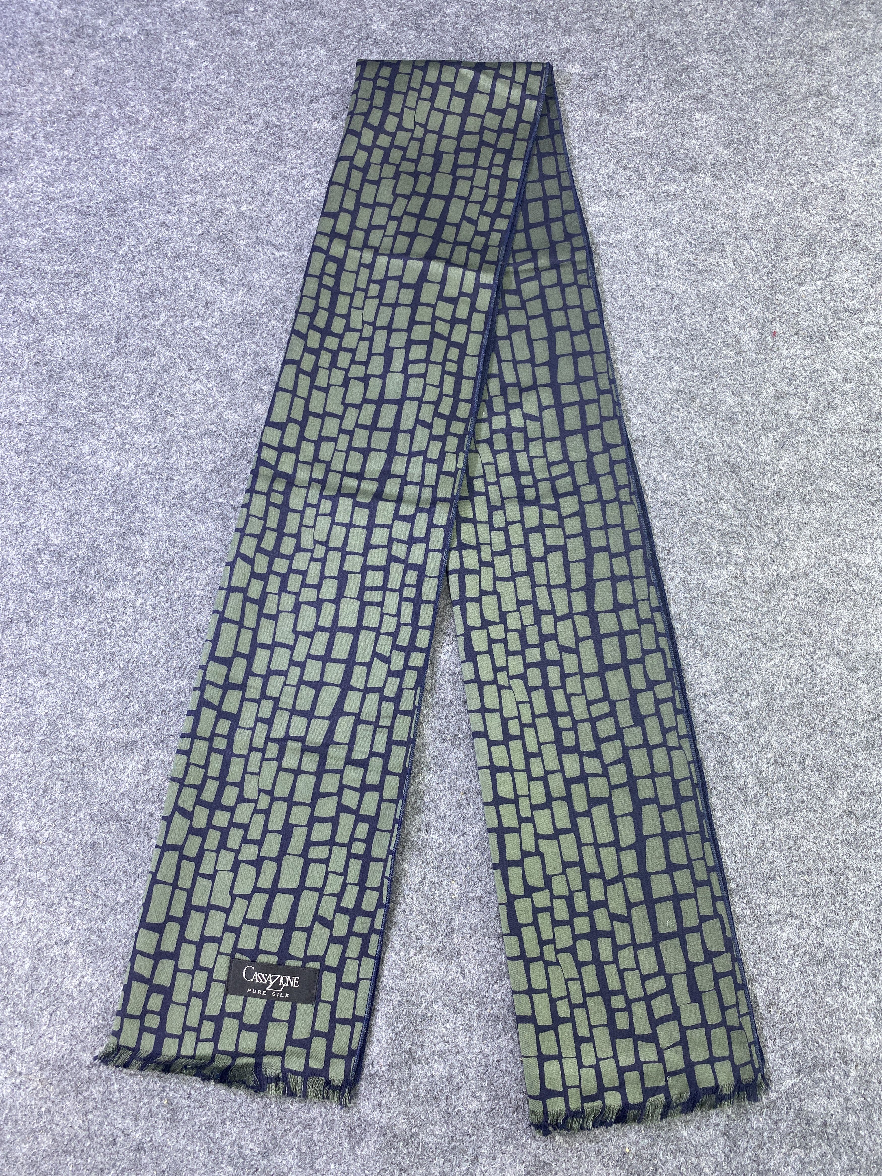 Designer Cassazione Pure Silk Scarf / Muffler / Neckwear T823 Size ONE SIZE - 4 Thumbnail