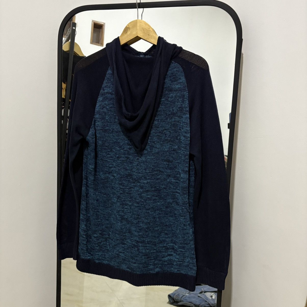 Other Knit Hoodie Navy Mix Size US XL / EU 56 / 4 - 2 Thumbnail