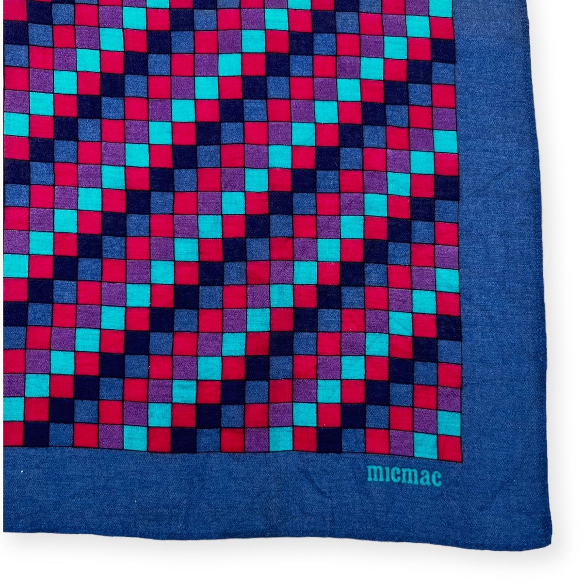 Japanese Brand Micmac Handkerchief Neckerchief Bandana Pocketsquare Size ONE SIZE - 2 Thumbnail