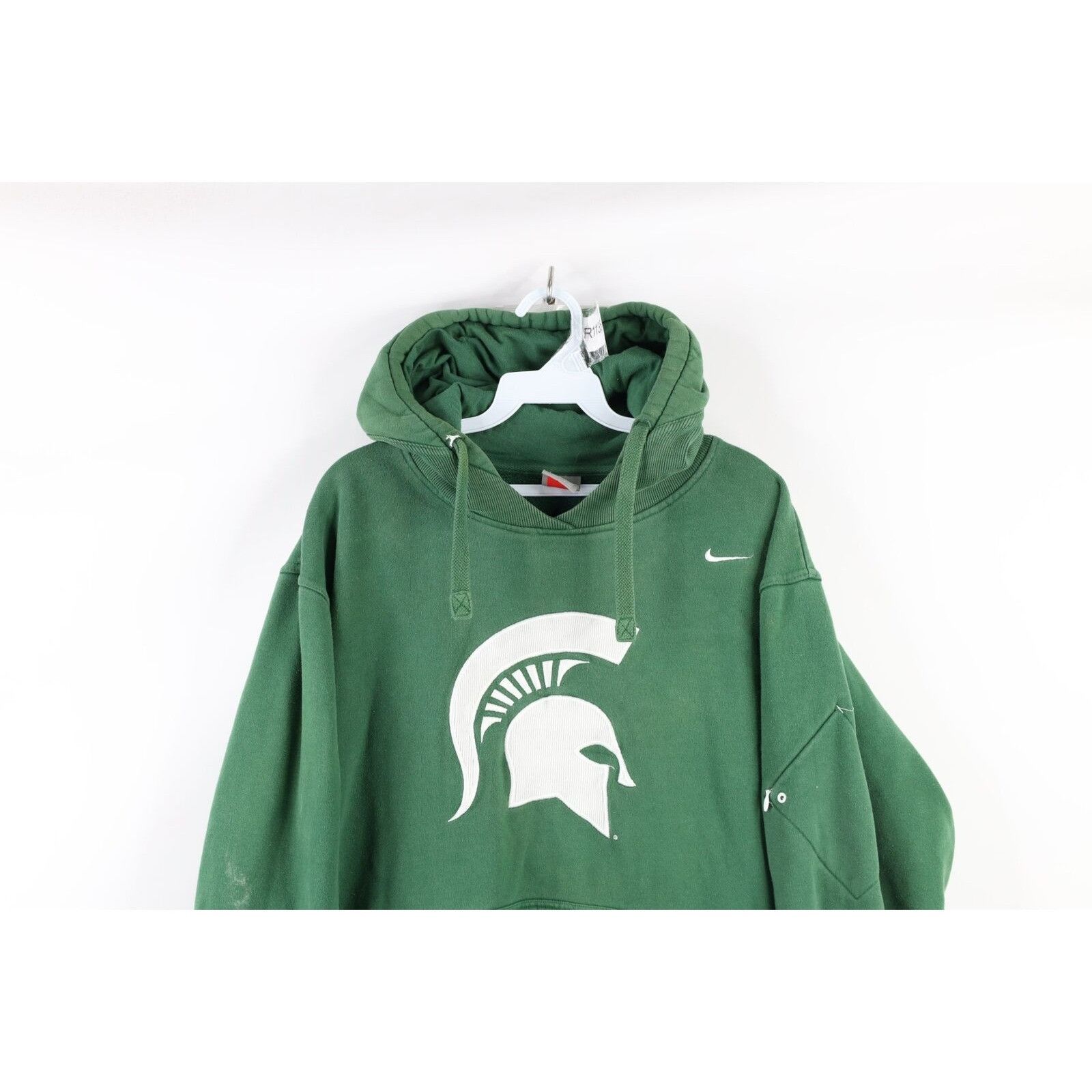 Nike × Vintage Nike Travis Scott Swoosh Michigan State University Hoodie Size US L / EU 52-54 / 3 - 2 Thumbnail