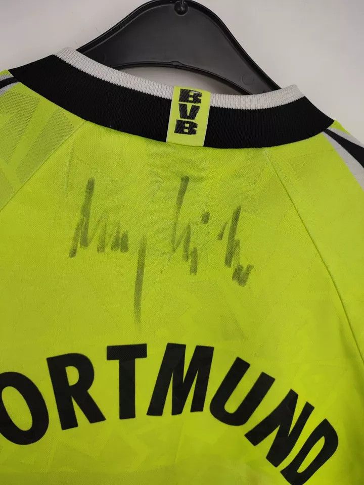 Nike 1995-96 Borussia Dortmund Home #10 Moller MEN S FOOTBALL Size US S / EU 44-46 / 1 - 8 Thumbnail
