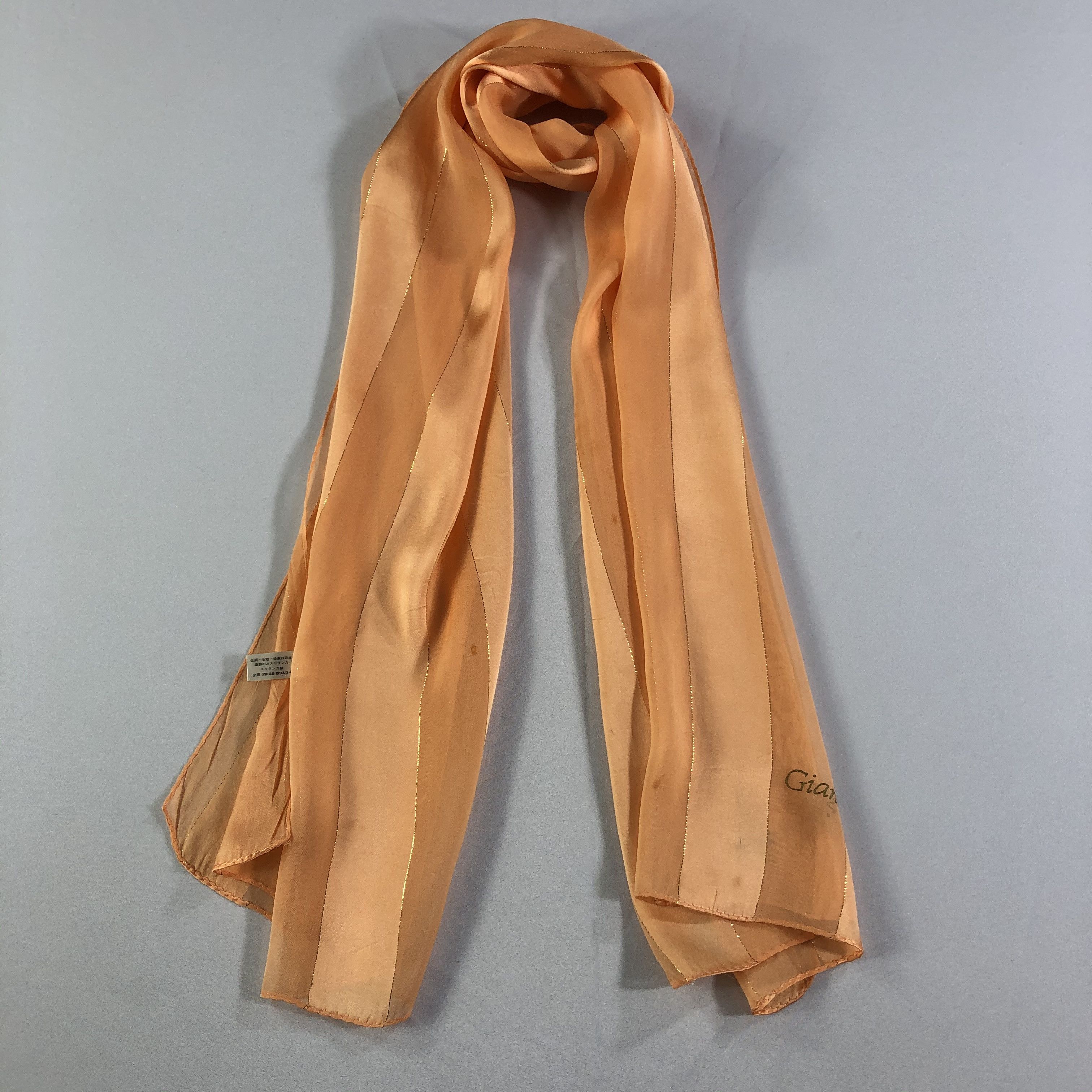 Vintage Vintage Gianni Accardi Silk Scarf Size ONE SIZE - 2 Thumbnail