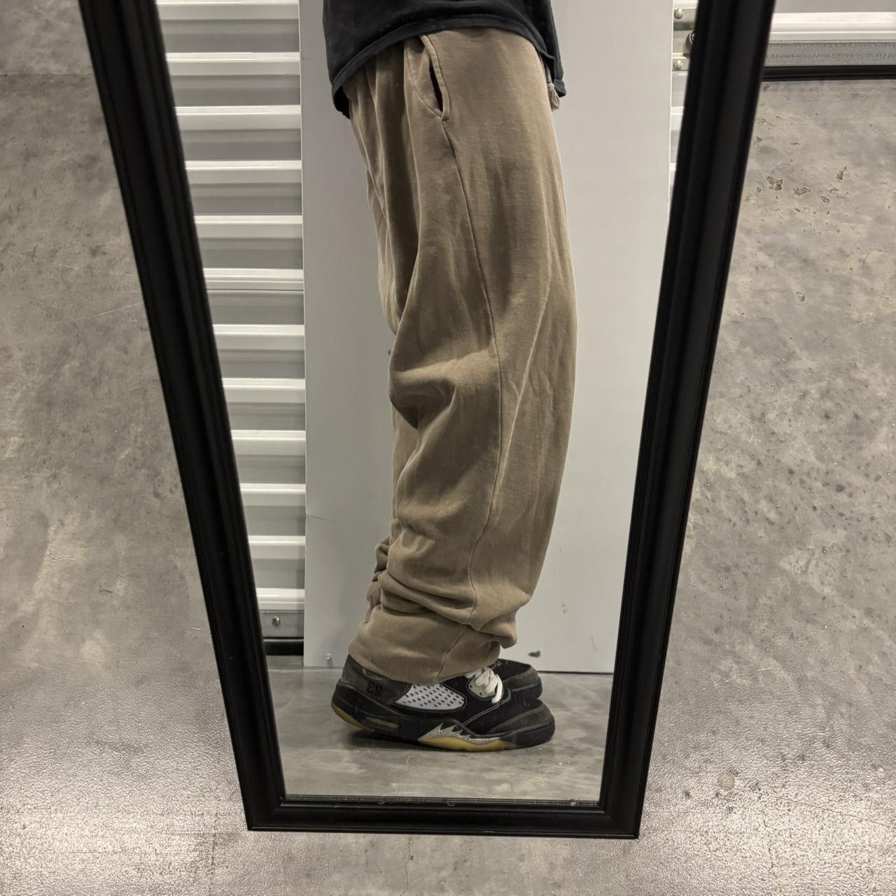 Japanese Brand × Vintage Crazy Vintage Y2K/2000s Faded Brown Streetwear Essential Sweatpants! Size US 34 / EU 50 - 2 Thumbnail