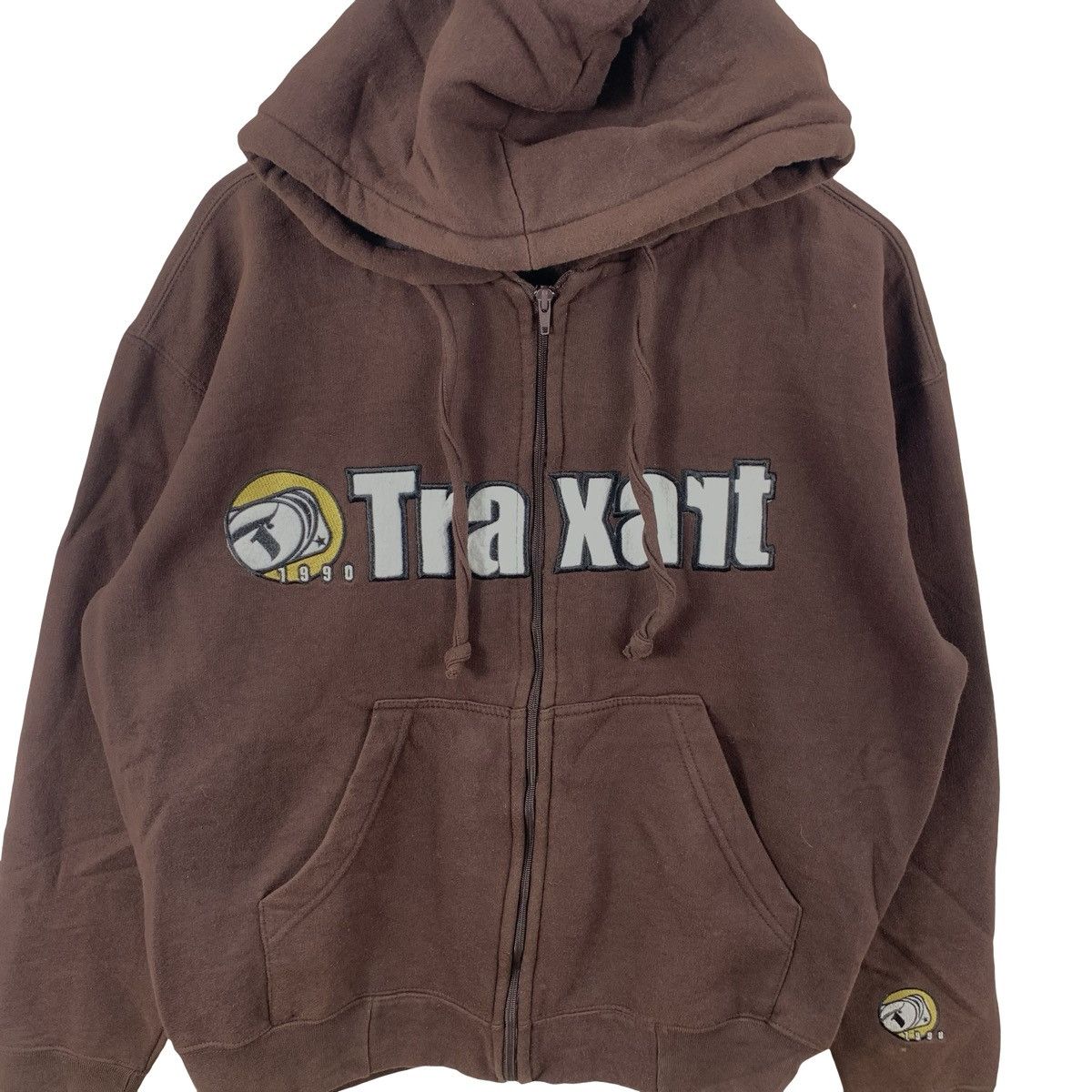 Other TRAXART Full Zip Hoodie Embroidered Logo Spellout Streetwear Size US XXL / EU 58 / 5 - 6 Thumbnail