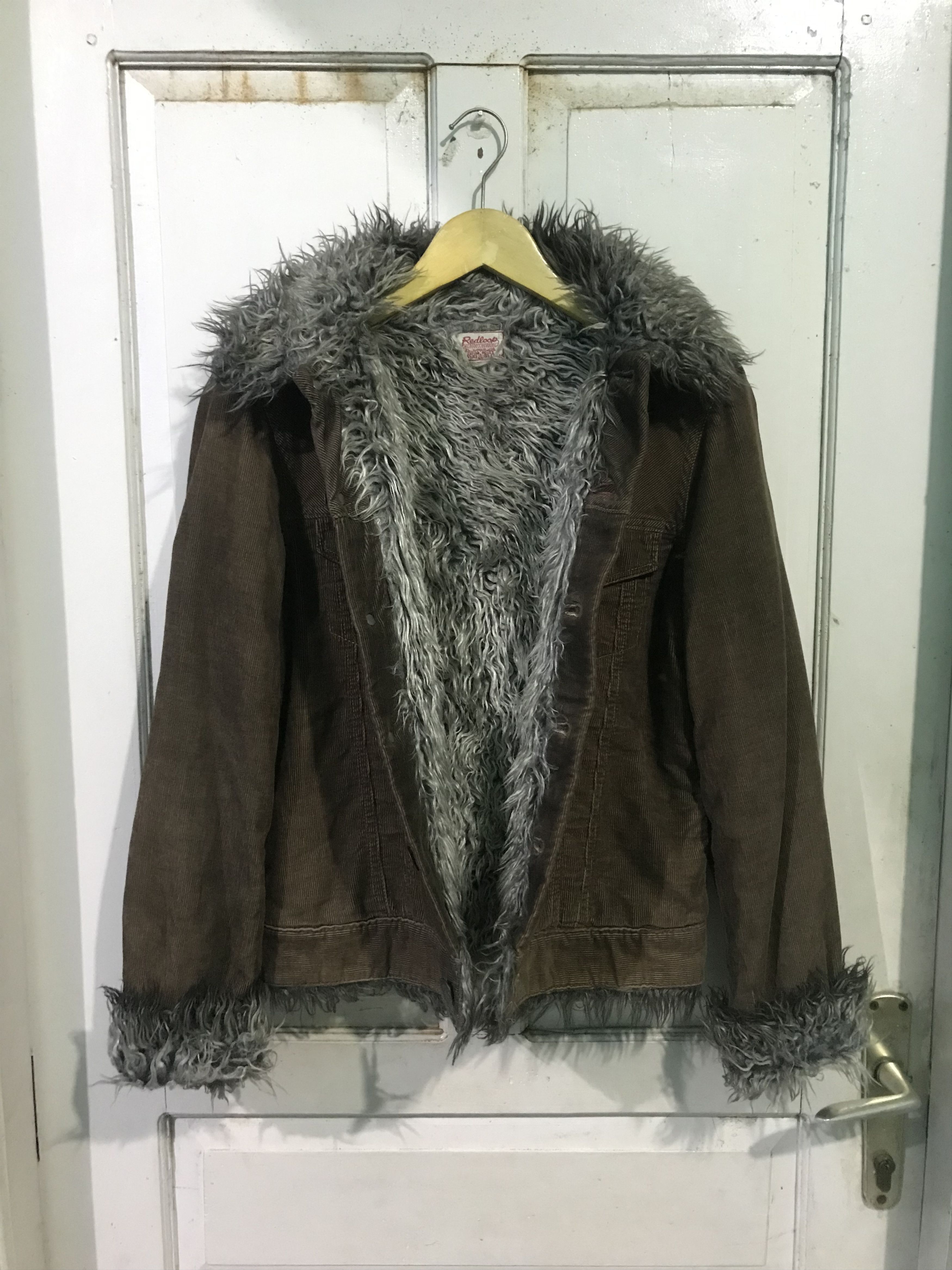 Levi's Vintage Clothing 90s Levi’s redloop fur trucker corduroy vkei style jacket Size US M / EU 48-50 / 2 - 1 Thumbnail