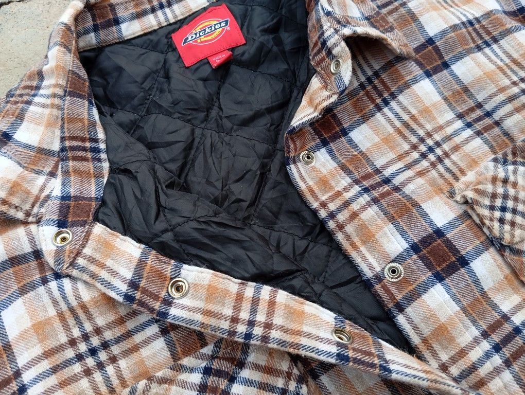 Dickies Dickies 🛠️ Flannel Quilted Lined Jacket Size ONE SIZE - 4 Thumbnail