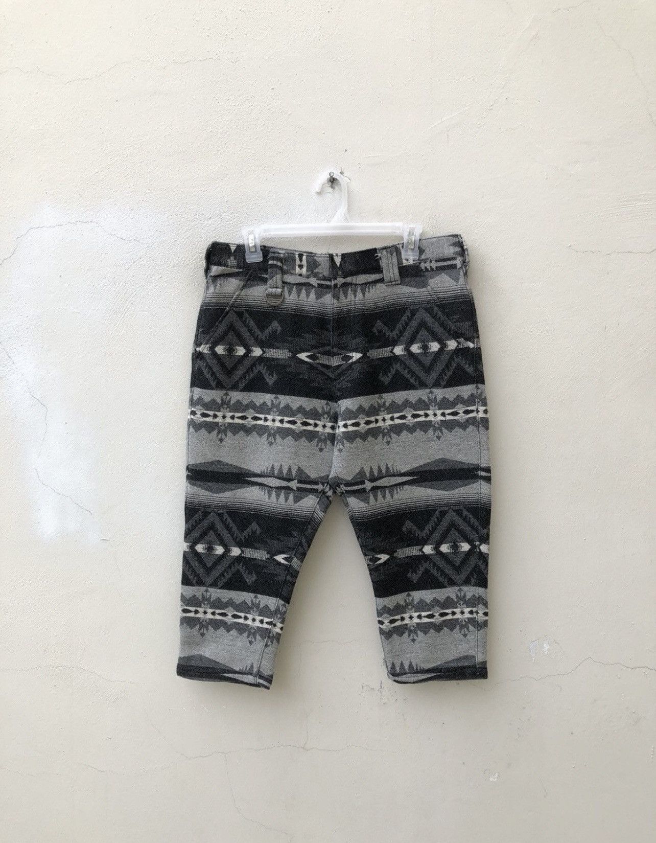 Japanese Brand Rehacer Japan Native Navajo Wool Cropped Pant Size US 30 / EU 46 - 7 Thumbnail