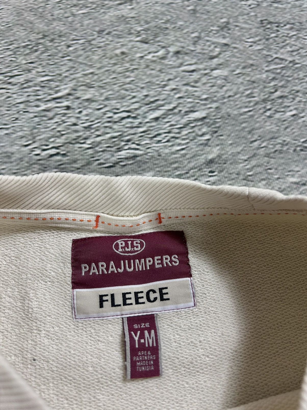 Parajumpers Parajumpers crewneck vintage white fleece Size US S / EU 44-46 / 1 - 5 Thumbnail