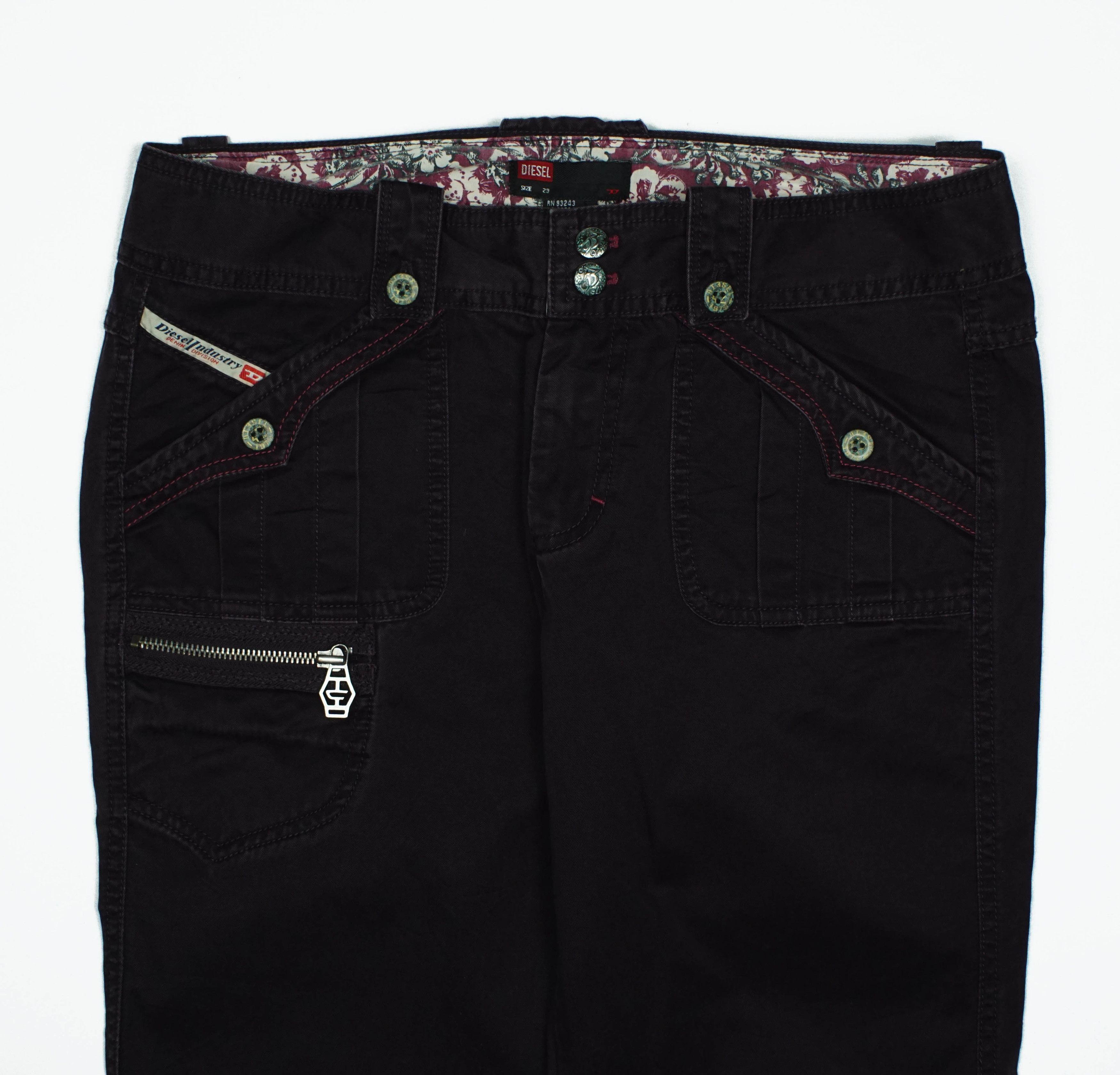 Diesel *NoTariff Diesel Multipocket Flare Pants Size 29" - 2 Thumbnail