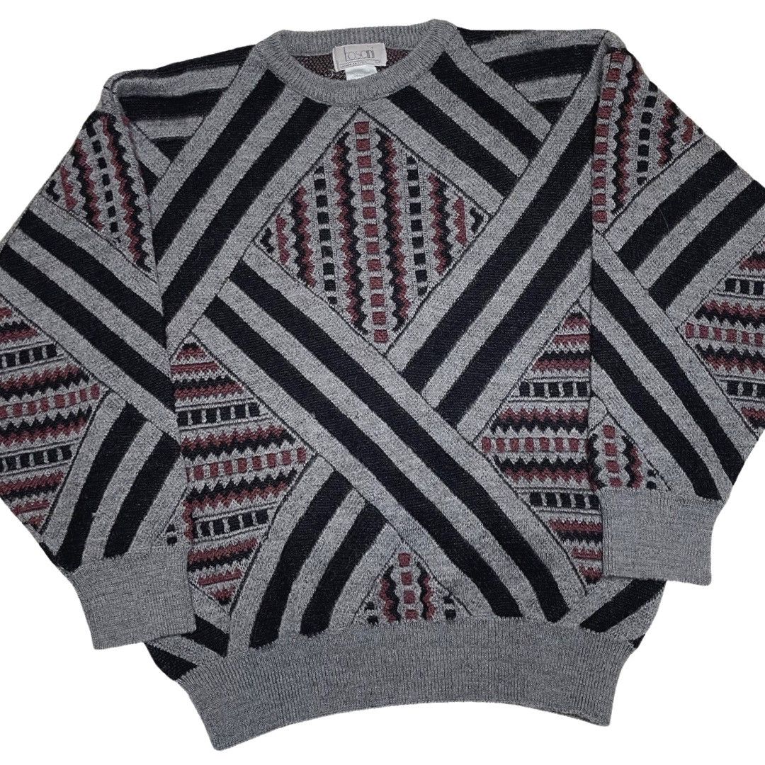 Vintage Vintage 90s Tosani Patterned Knit Sweater. | Grailed