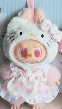 POP MART LABUBU Sanrio Hello Kitty Vinyl Plush Pendant POP MART Size ONE SIZE - 4 Thumbnail