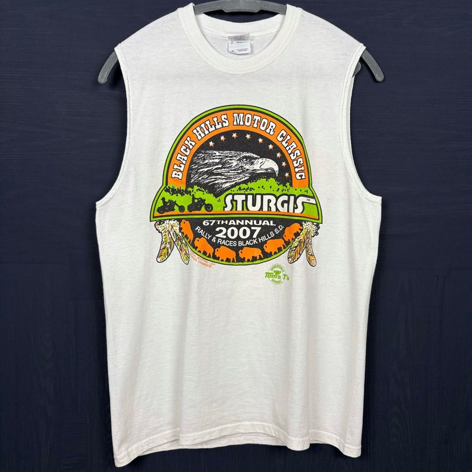 Harley Davidson × Japanese Brand × Vintage 🇺🇸2007 STURGIS RALLY Eagle Tank Size US M / EU 48-50 / 2 - 1 Thumbnail
