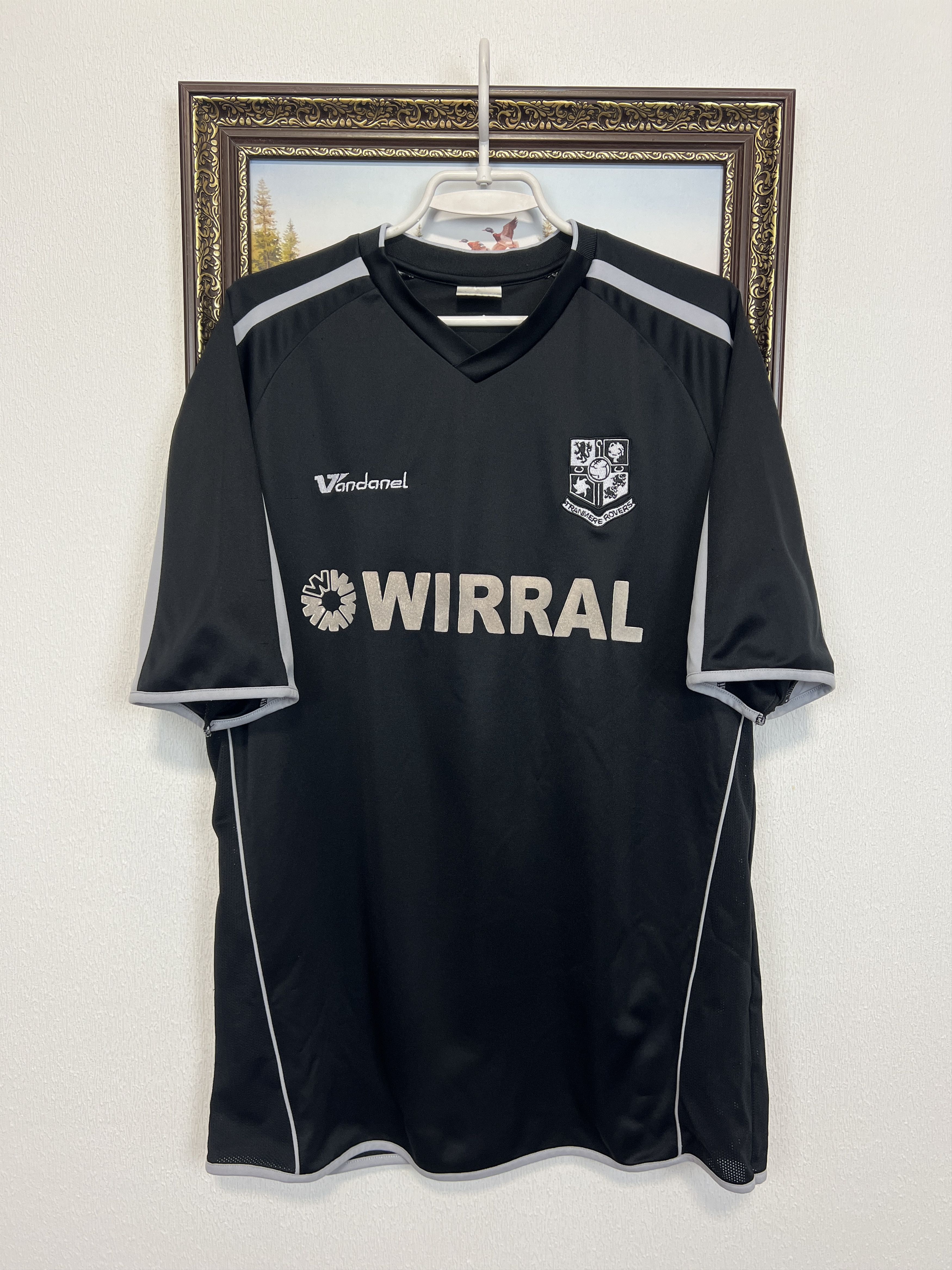Vintage Tranmere Rovers football shirt Vandanel Soccer Jersey Trikot Size US L / EU 52-54 / 3 - 1 Thumbnail