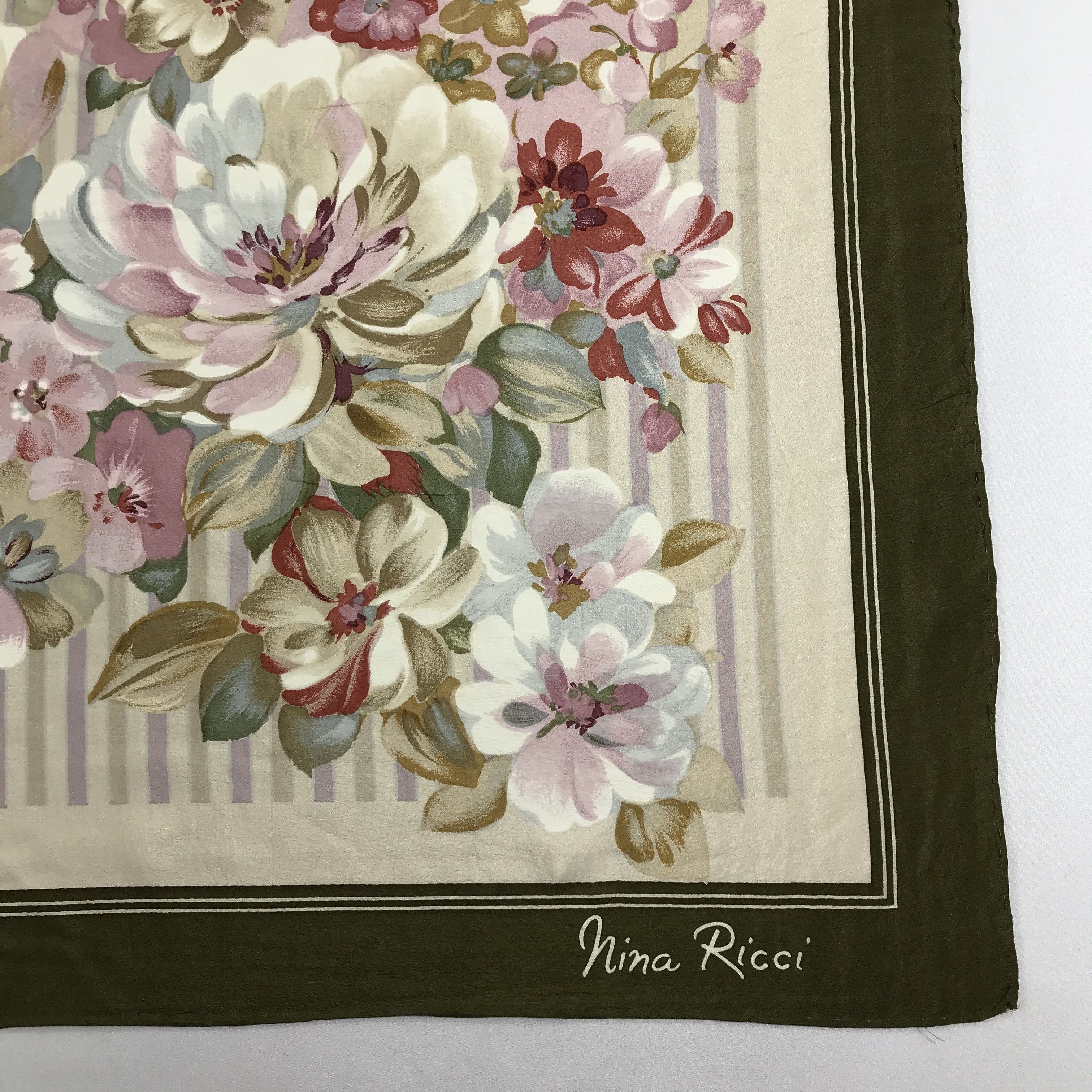 Nina Ricci Vintage Nina Ricci Silk Scarf Size ONE SIZE - 4 Thumbnail
