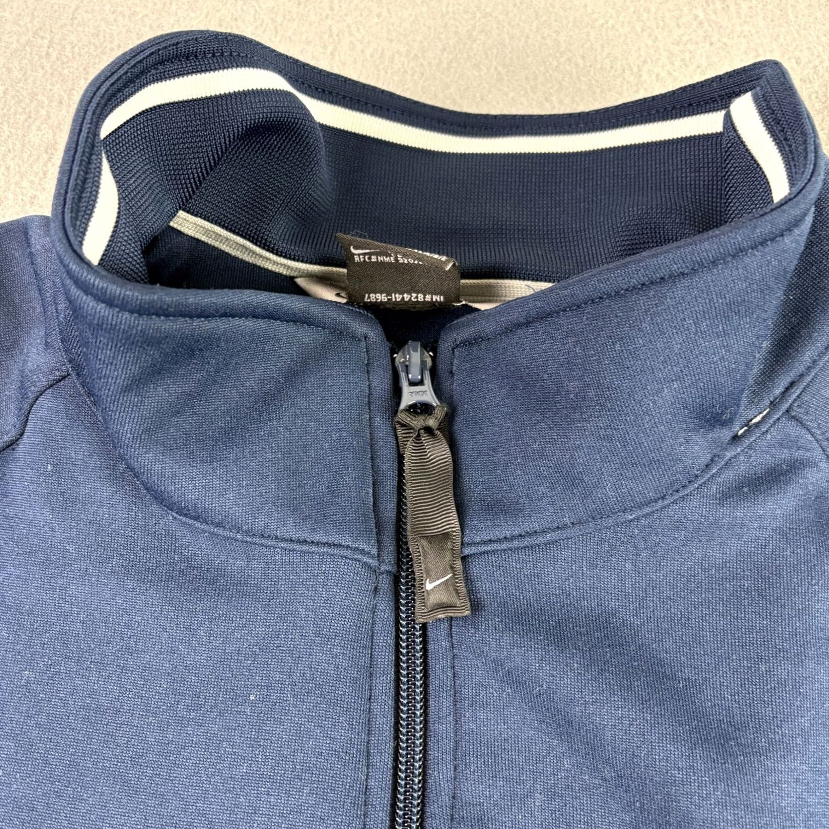 Nike VINTAGE Nike Track Jacket Mens XL Blue Full Zip Embroidered Logo Coat Y2K Size US XL / EU 56 / 4 - 4 Thumbnail
