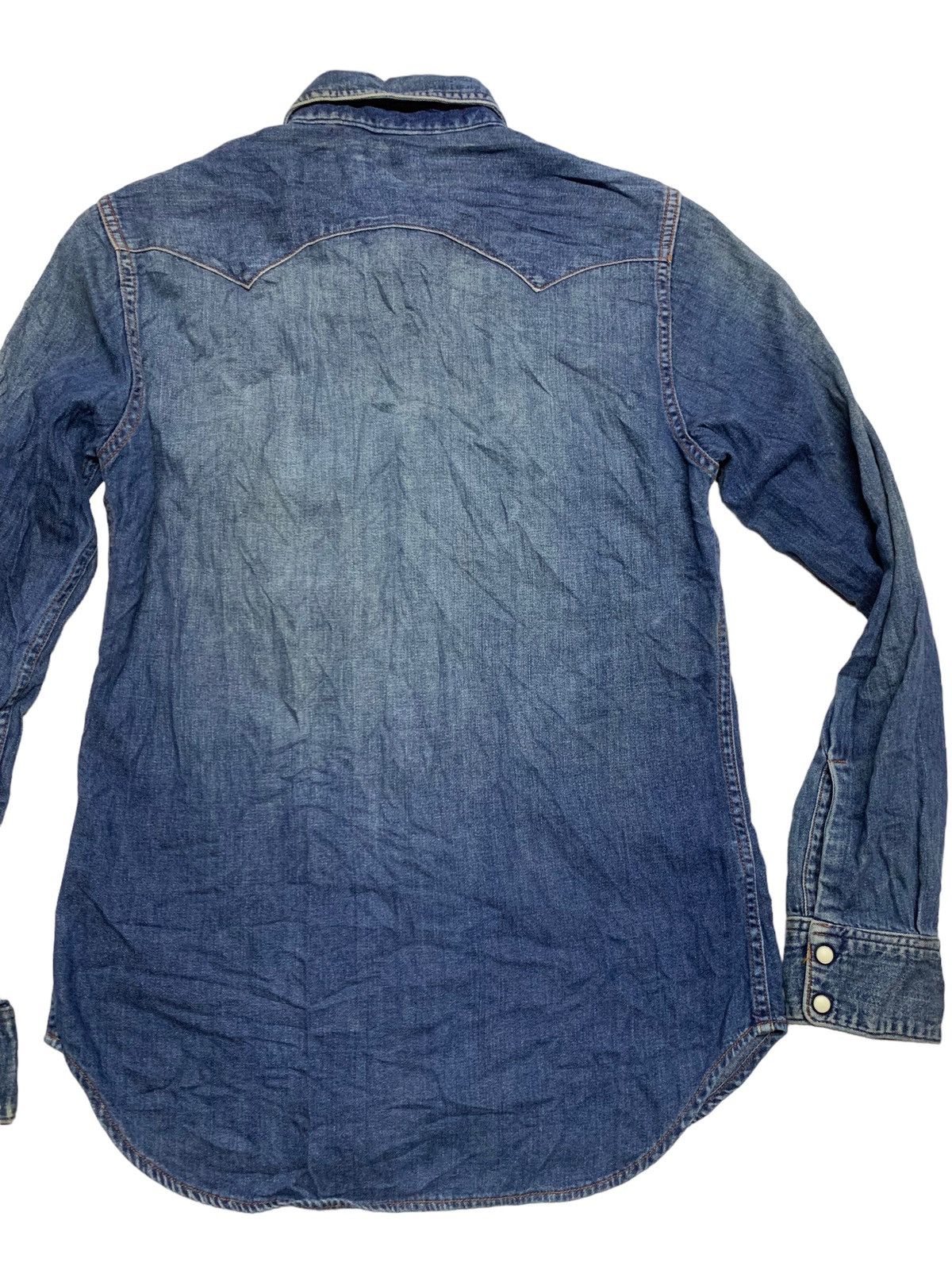 Blue Blue Japan Blue blue denim western shirt Size US S / EU 44-46 / 1 - 5 Thumbnail