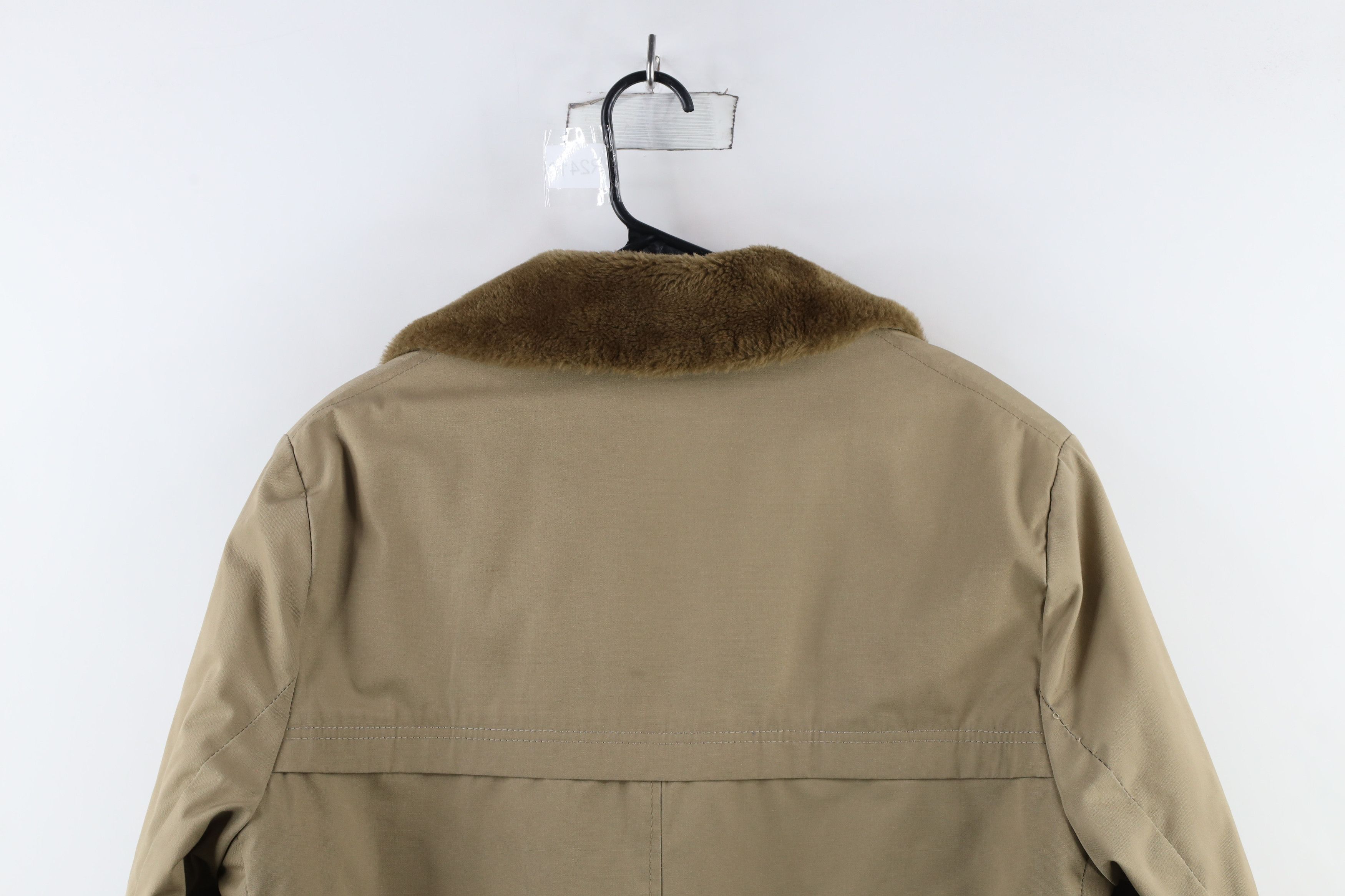 Woolrich Woolen Mills Vintage 70s Woolrich Lined Winter Overcoat Jacket Beige USA Size US XL / EU 56 / 4 - 14 Thumbnail