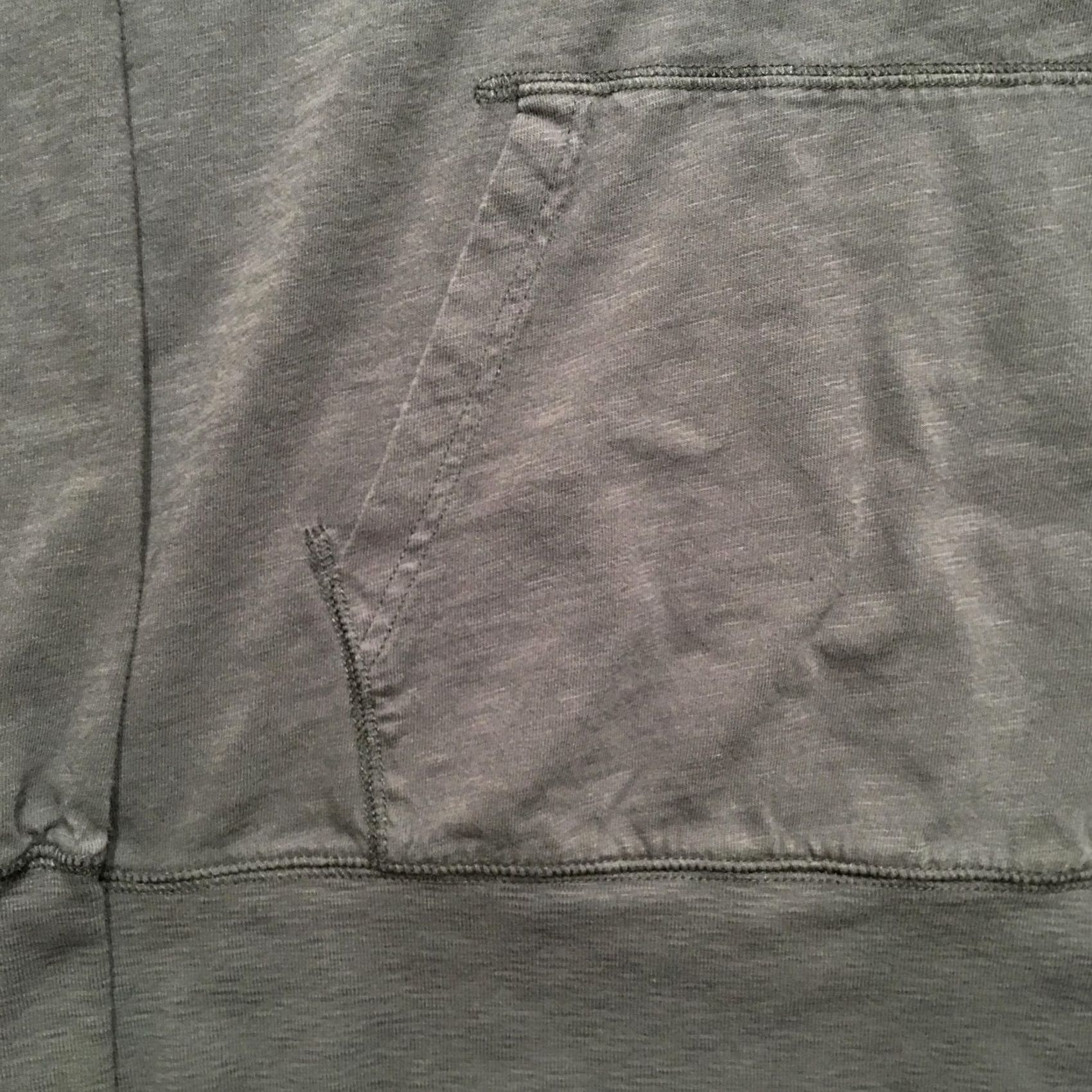 J.Crew J.Crew Hoodie Mens Large Gray Garment-Dyed Slub Cotton Pullover Jersey Size US L / EU 52-54 / 3 - 4 Thumbnail