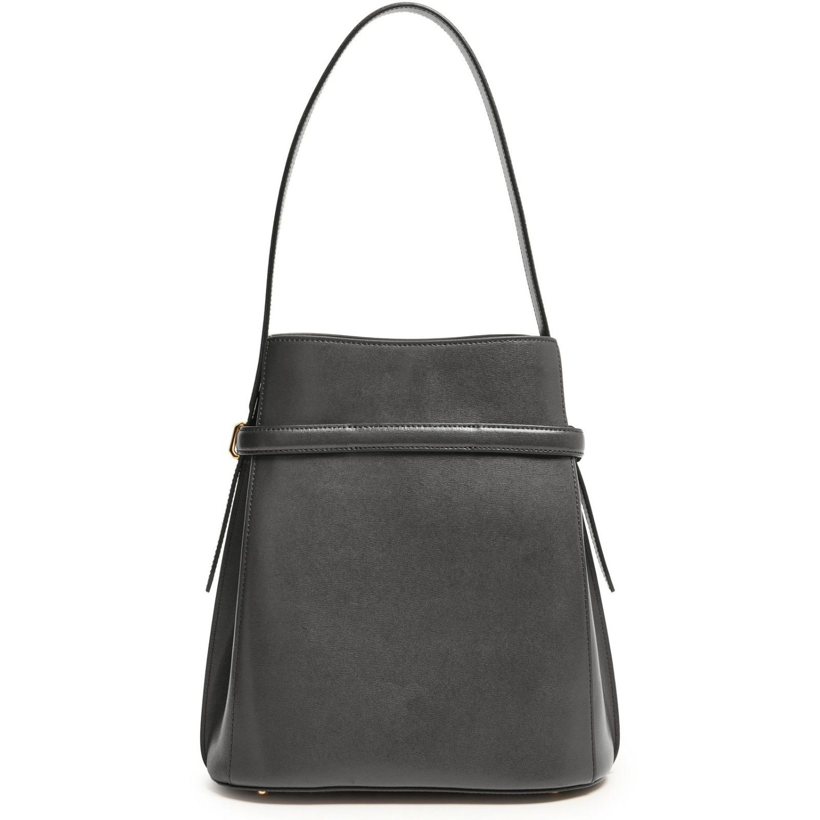 Toteme TOTEME Belted Black Leather Bucket Bag New And Authentic Size ONE SIZE - 3 Thumbnail
