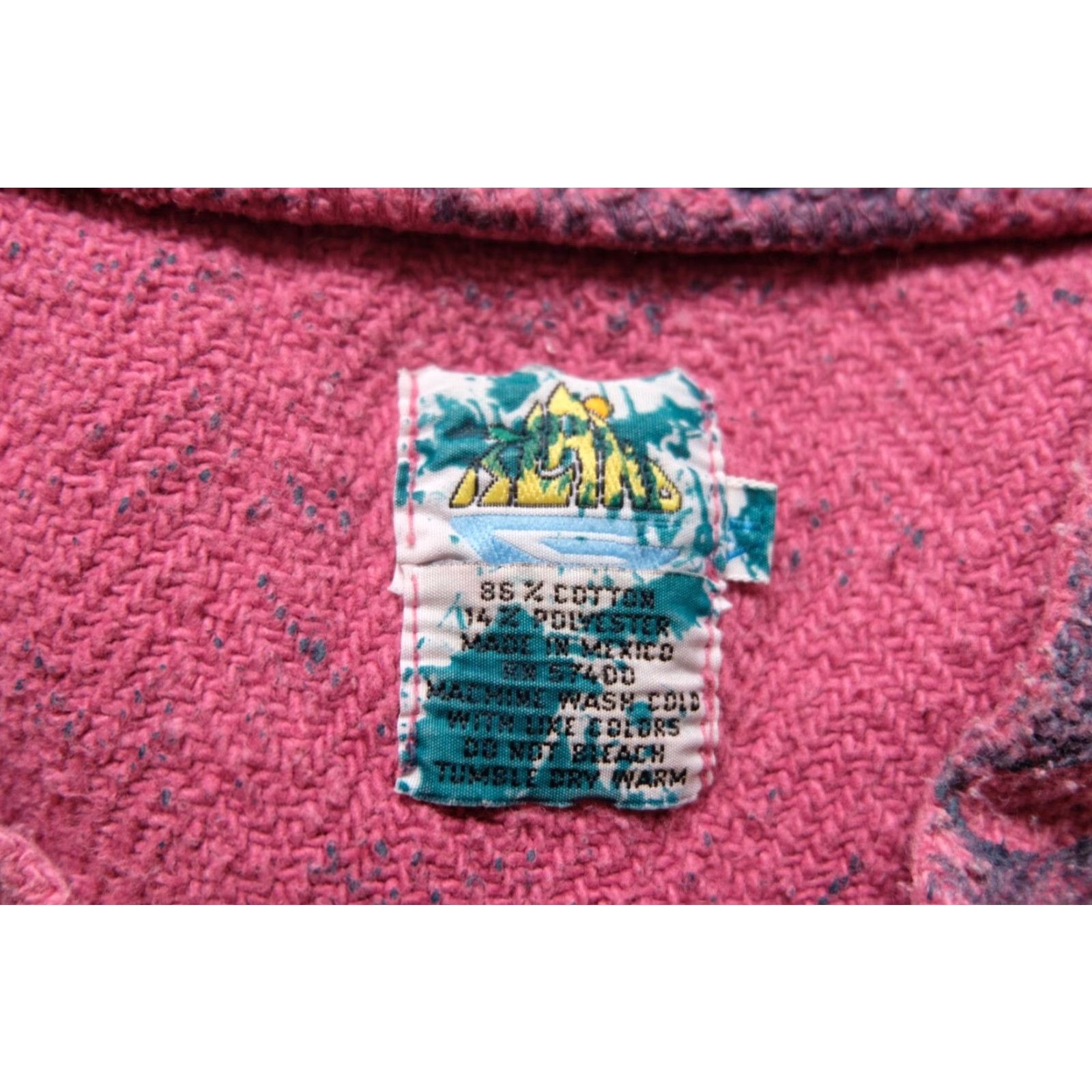 Pinko ISLAND G PINK PULL OVER SWEATER SWEATSHIRT VTG 90s Y2K BRUSH PATTERN XL Men Pullover Sweatshirt Knit V-Neck Long Sleeve Cotton Size US XL / EU 56 / 4 - 5 Thumbnail
